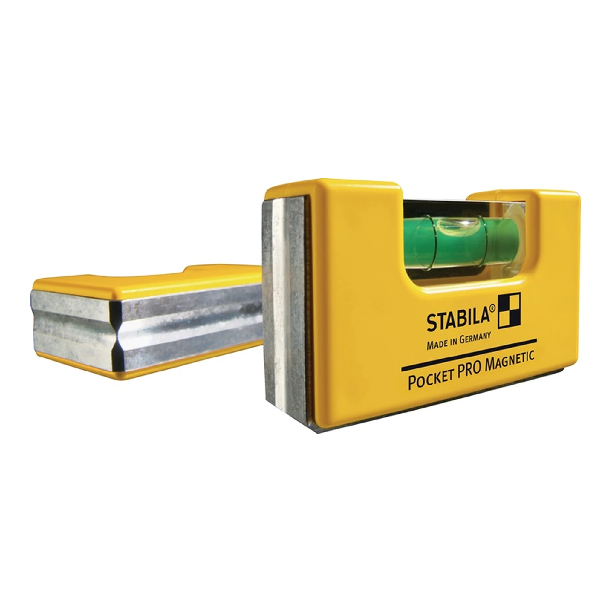 STABILA | Wasserwaage Pocket PRO Magnetic | 7 cm Aluminium gelb