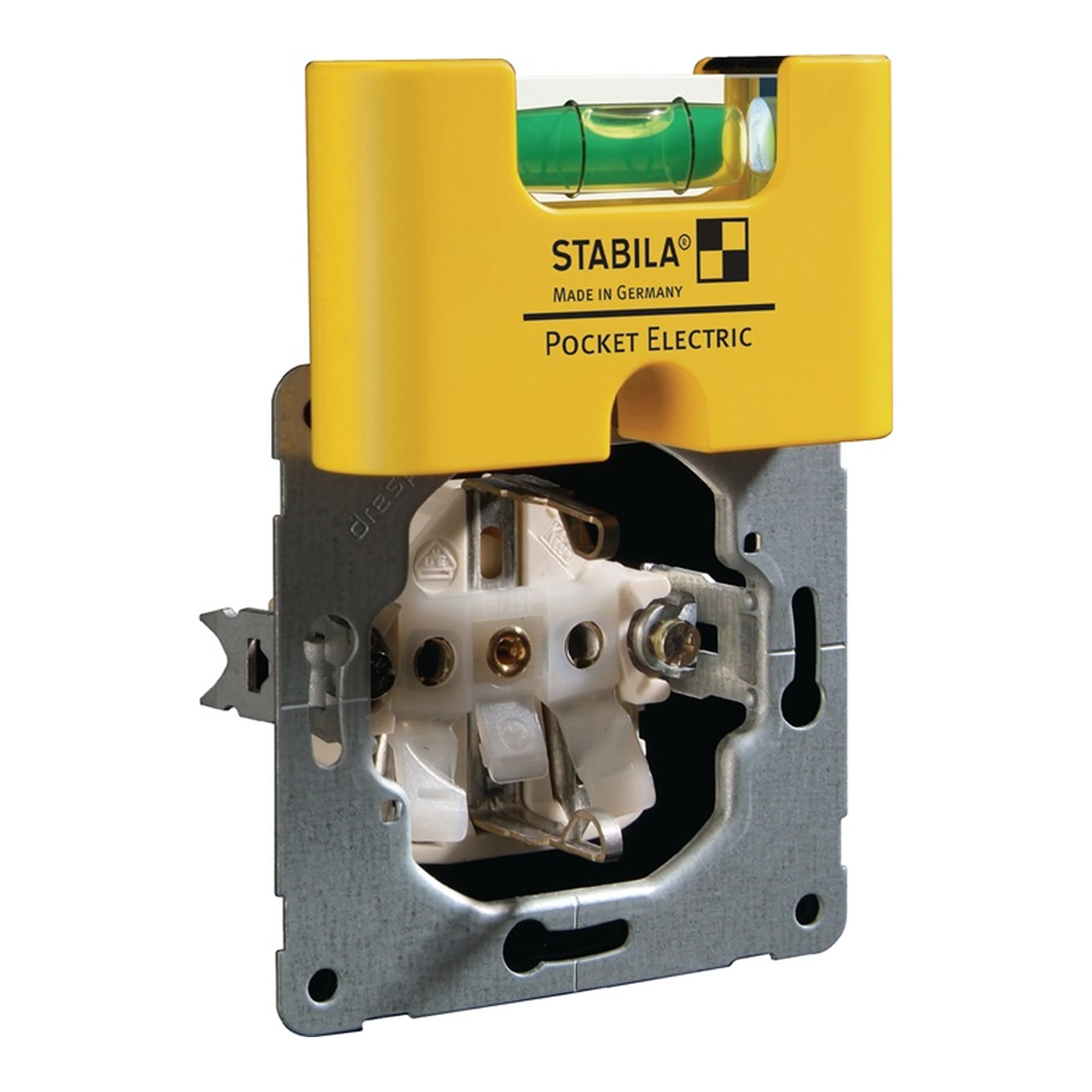 STABILA | Wasserwaage Pocket Electric | 7 cm Kunststoff gelb