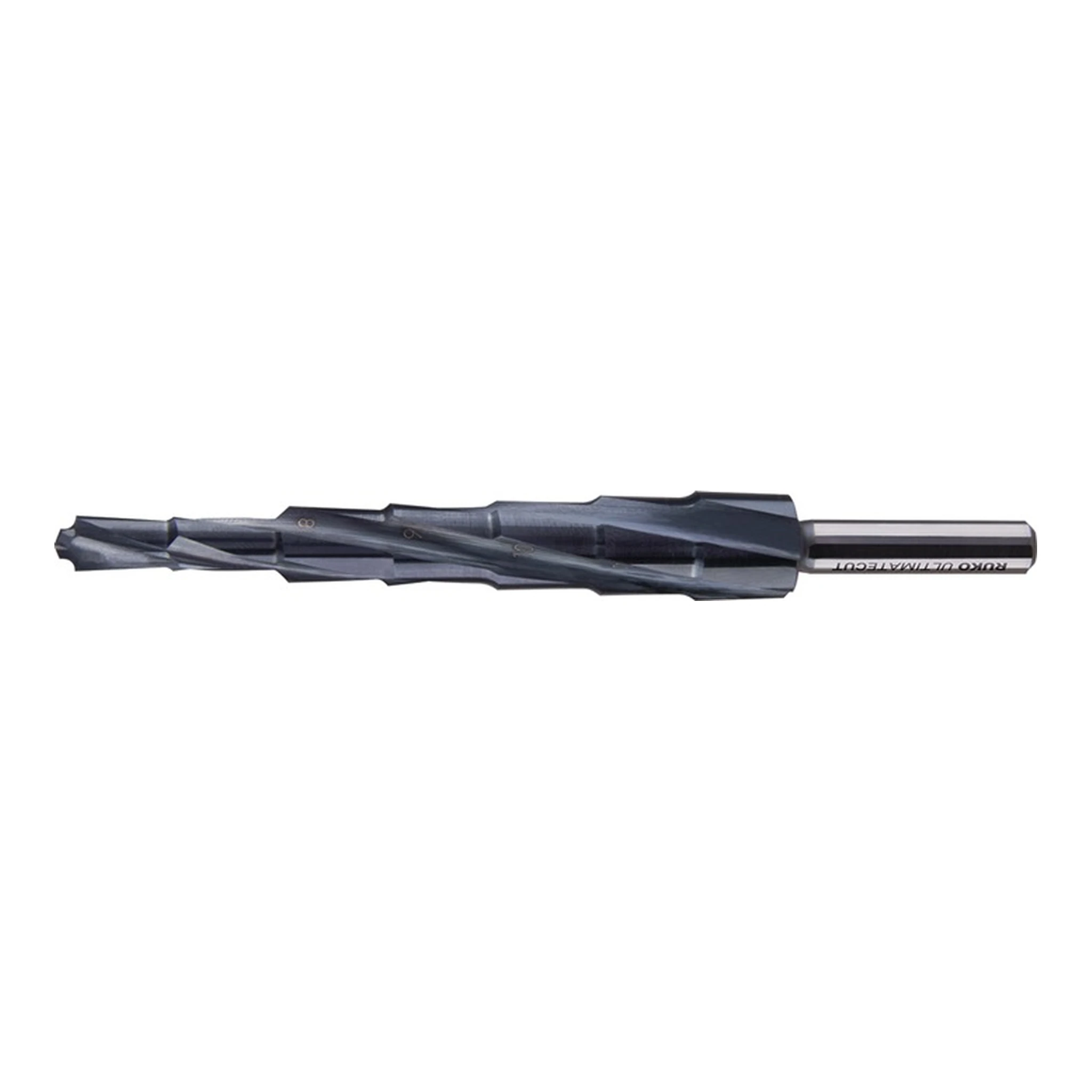 RUKO | Stufenbohrer ULTIMATECUT | Bohrbereich 6 - 12 mm HSS RUnaTEC spiralgenutet