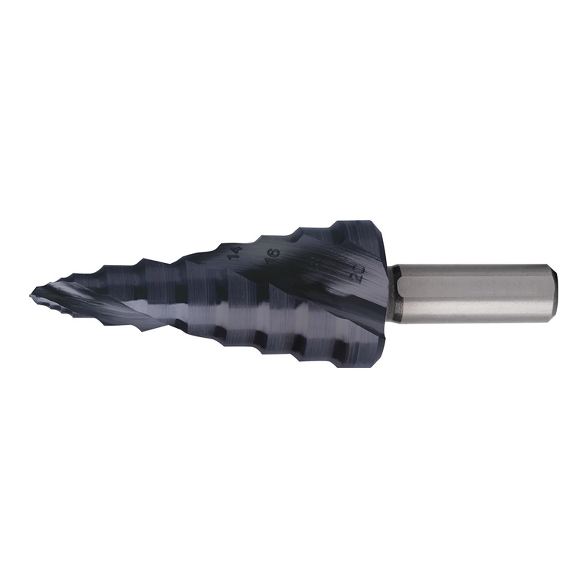 RUKO | Stufenbohrer ULTIMATECUT | Bohrbereich 6-20 mm HSS RUnaTEC spiralgenutet