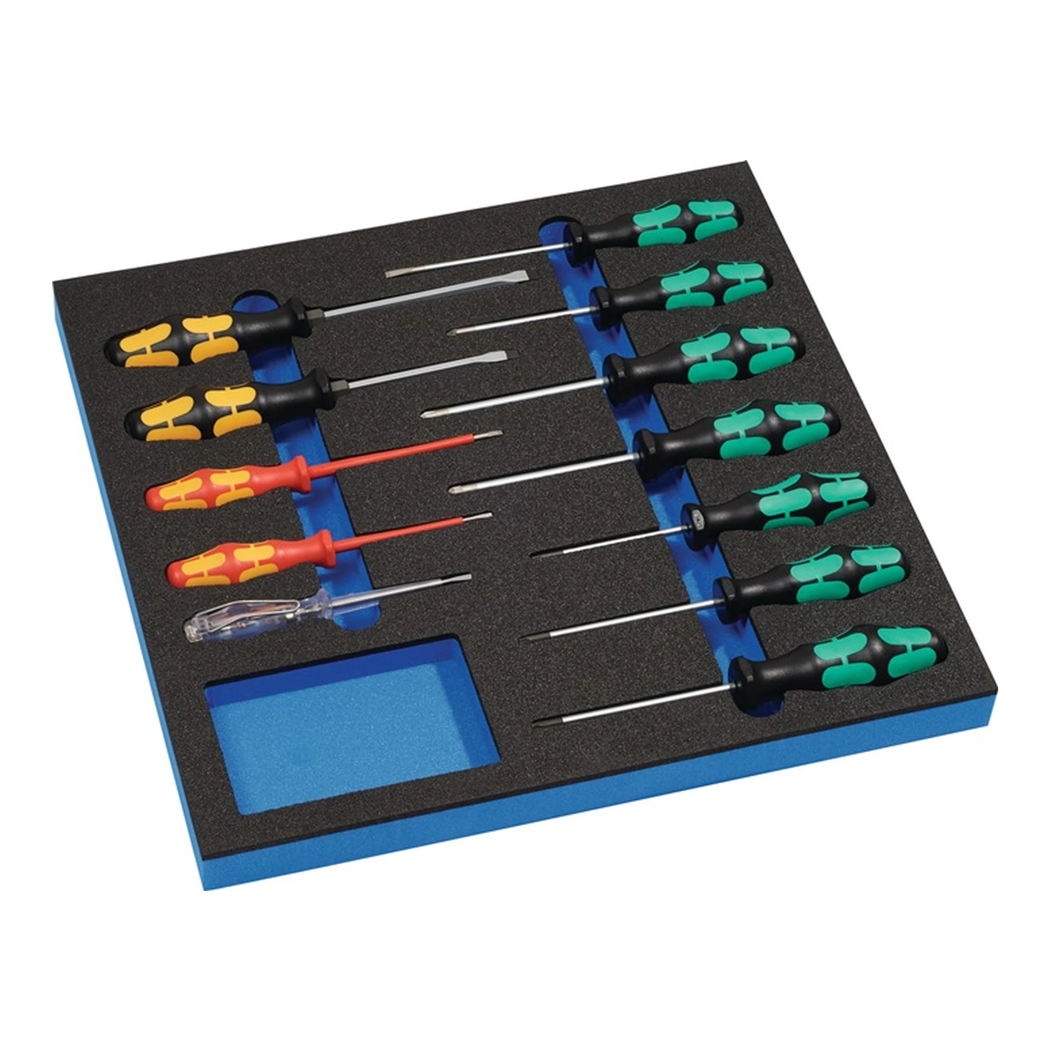 WERA | Werkzeugmodul | 12-teilig 2/3-Modul Schlitz / PH / PZD / TORX