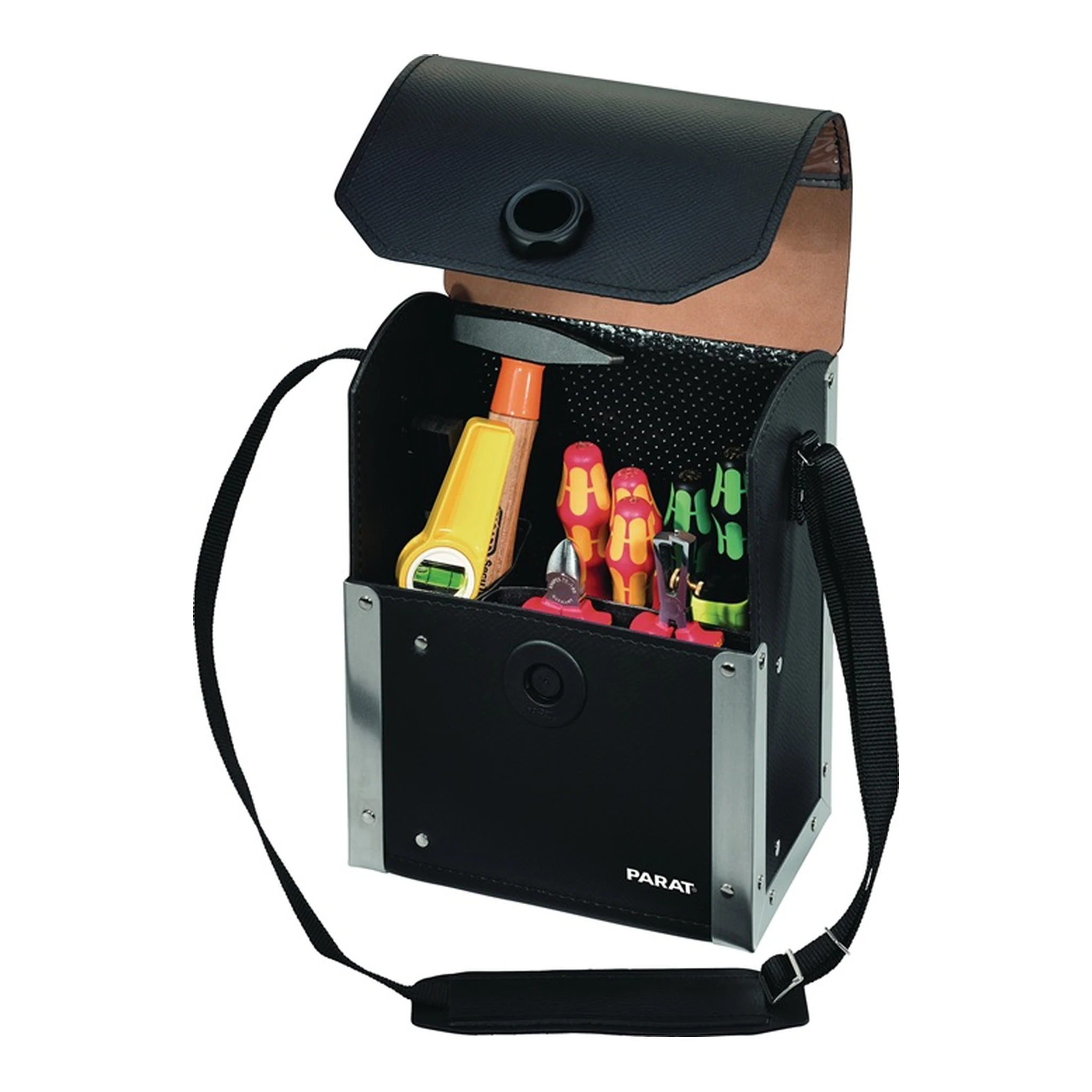 PARAT | Werkzeugtasche | B230xT140xH300mm 10 l Rindsleder