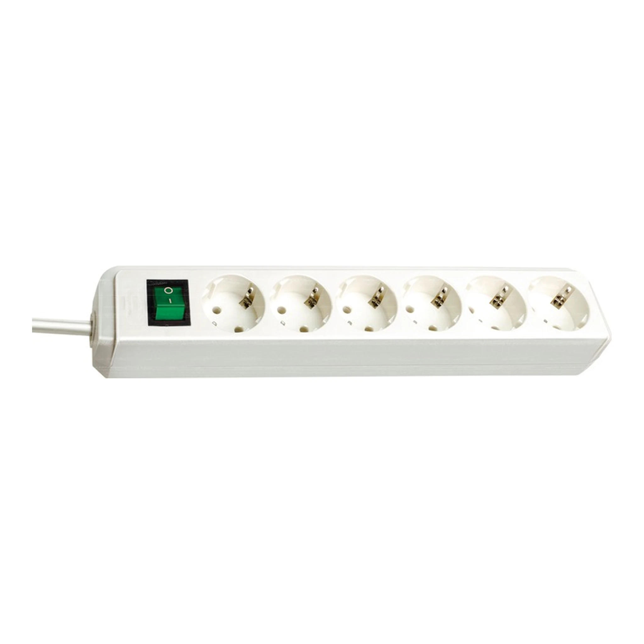BRENNENSTUHL | Steckdosenleiste Eco Line | 16 A 250 V weiß Steckdosen 6