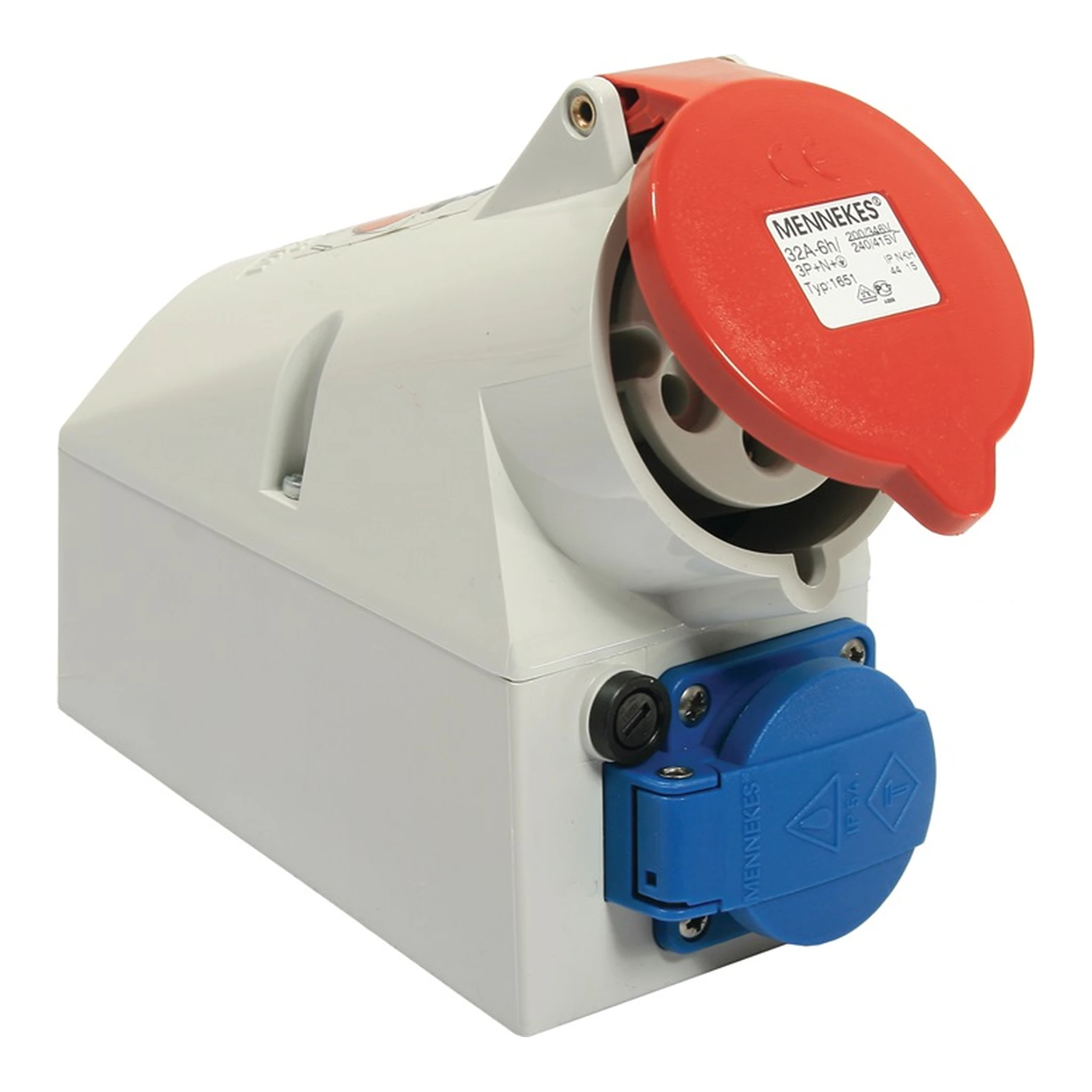 AS-SCHWABE | CEE-Wanddose | 32 A 400 V Steckerstellung 6 h