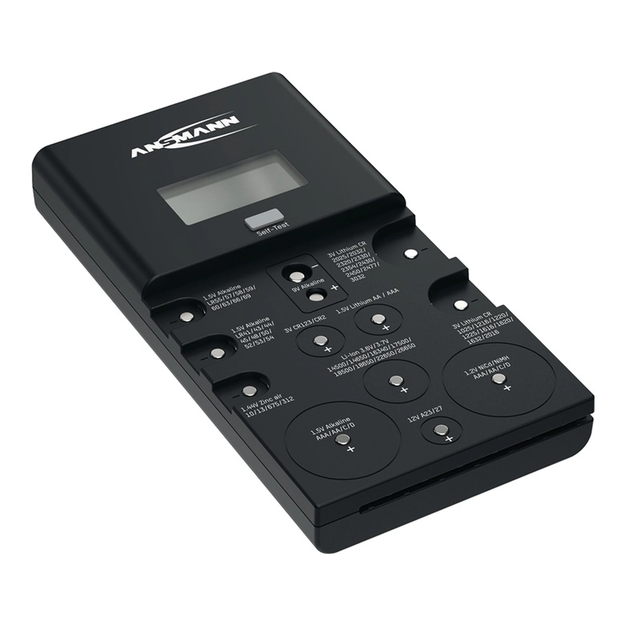 ANSMANN | Batterie-/Akkutester | für Akkus und Batterien 1 x 9V Blockbatterie