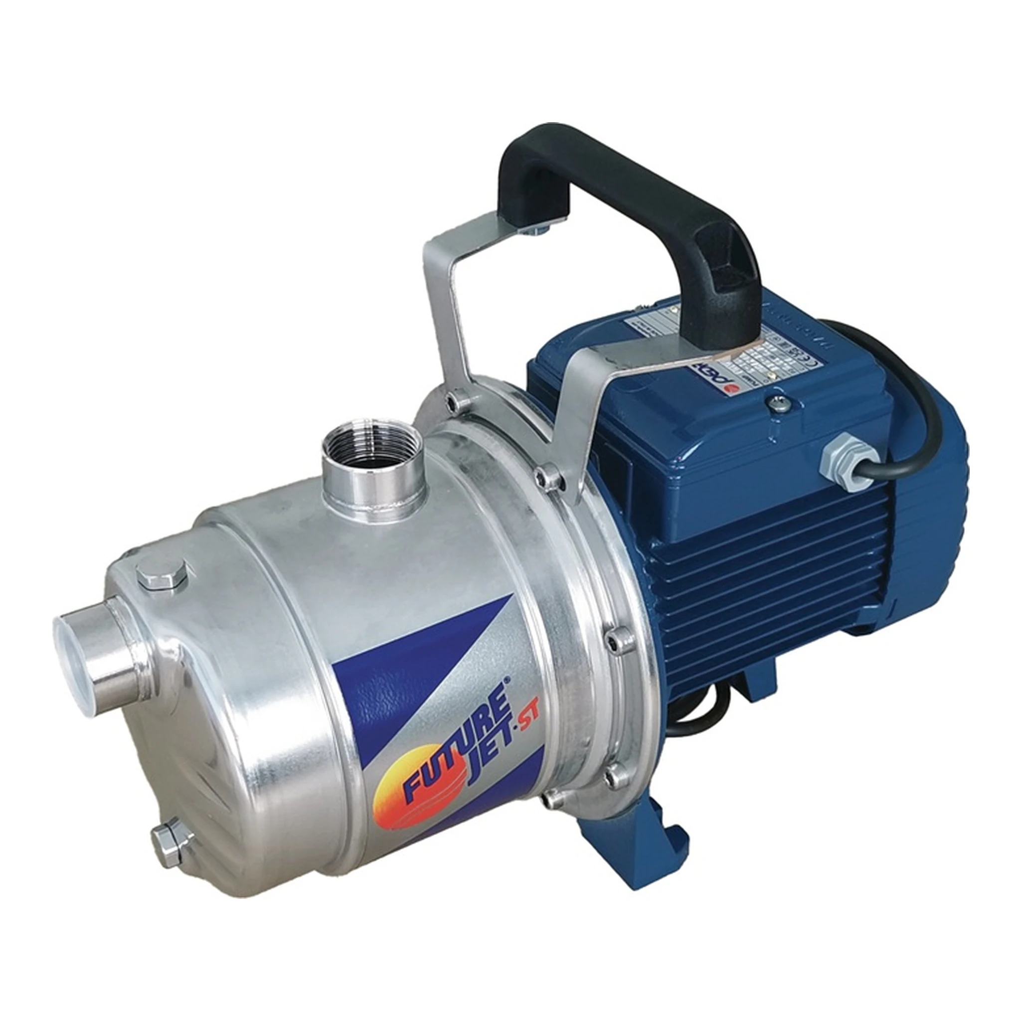 PEDROLLO | Gartenpumpe EVOJET FUTUREJETm 1A ST | 6000 l/h 48 m 4,8 bar 850 W Edelstahl AISI 304