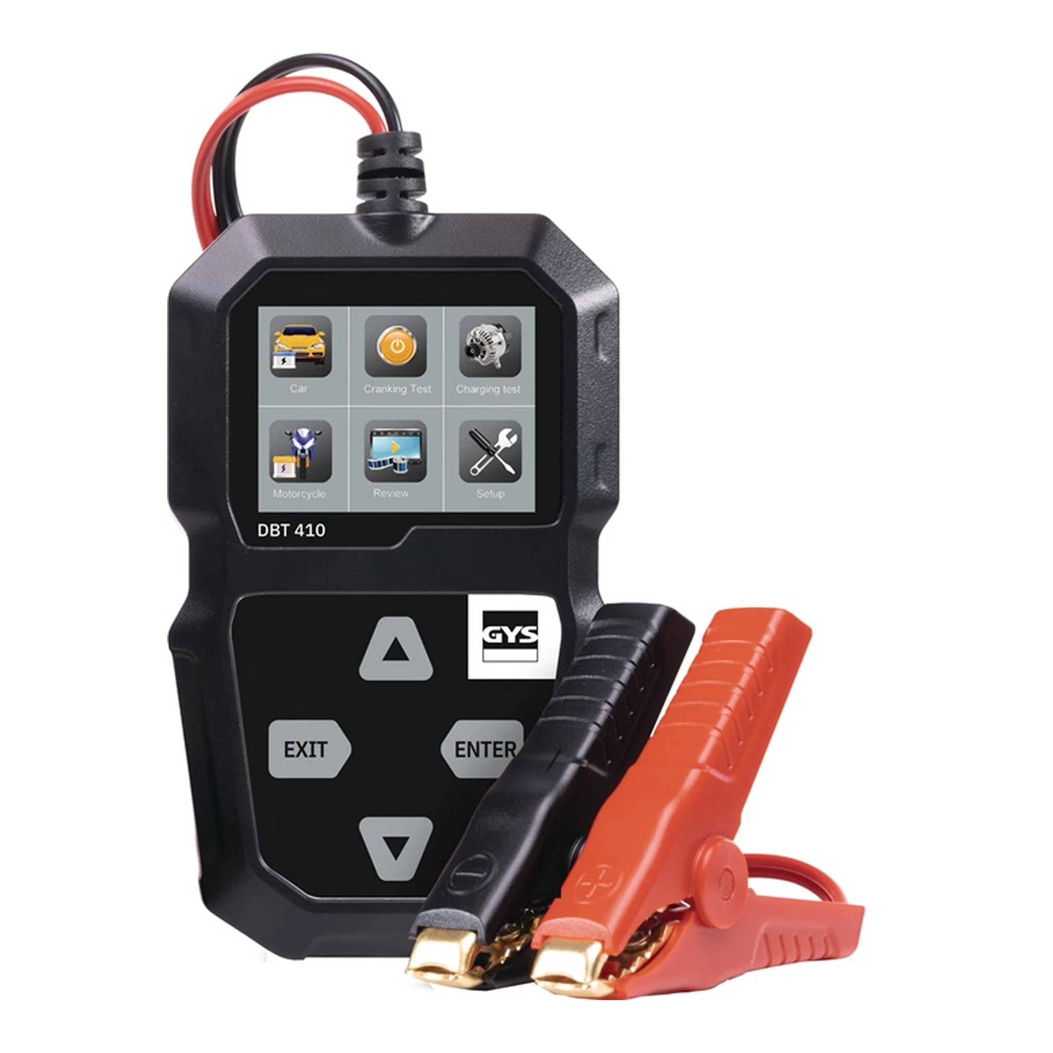 GYS | Batterietester DBT 410 | für Batterien, Starter und Lichtmaschine 6 V, 12 V