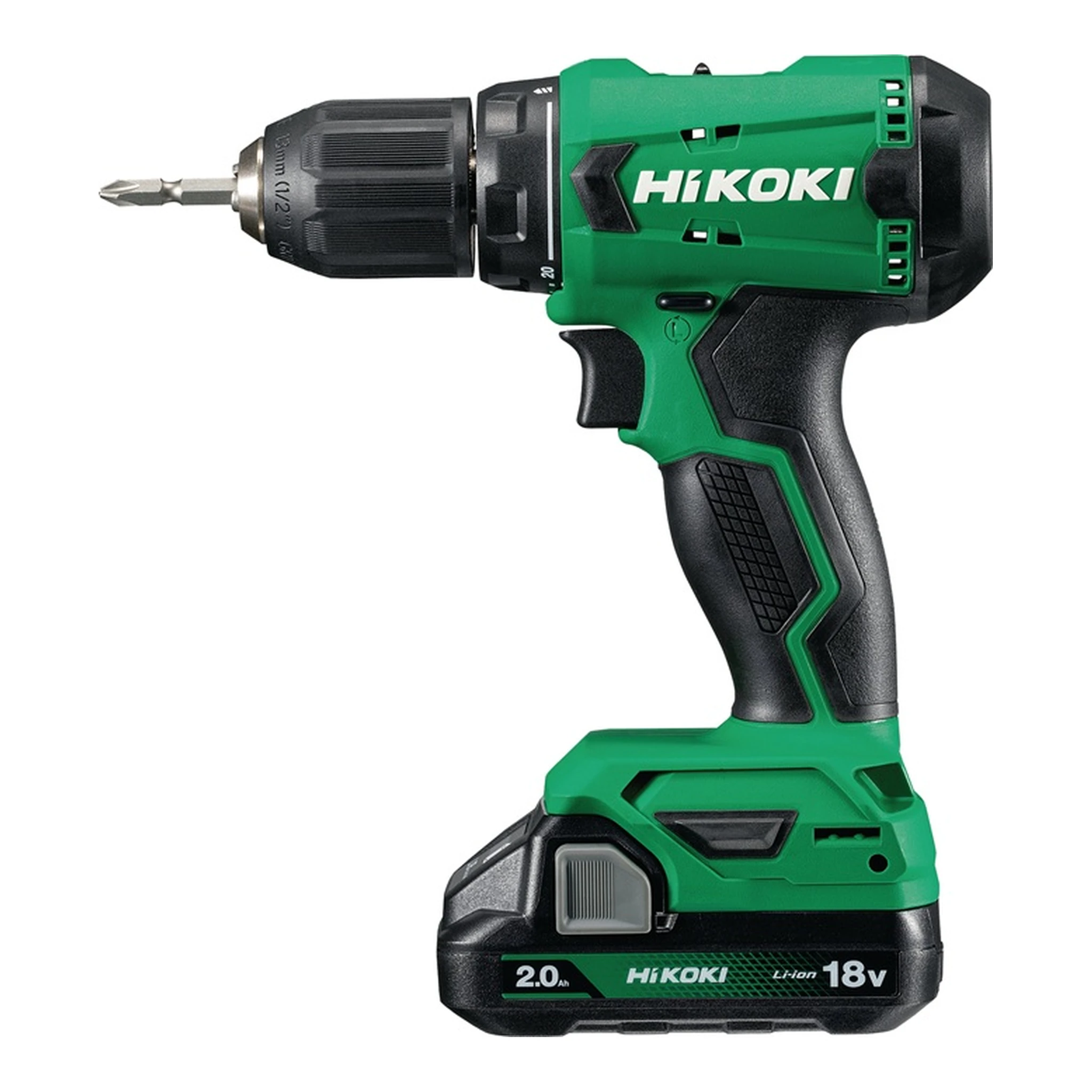 HIKOKI | Akku-Bohrschrauber DS18DA | 18 V 2 Ah 1,5 - 13 mm