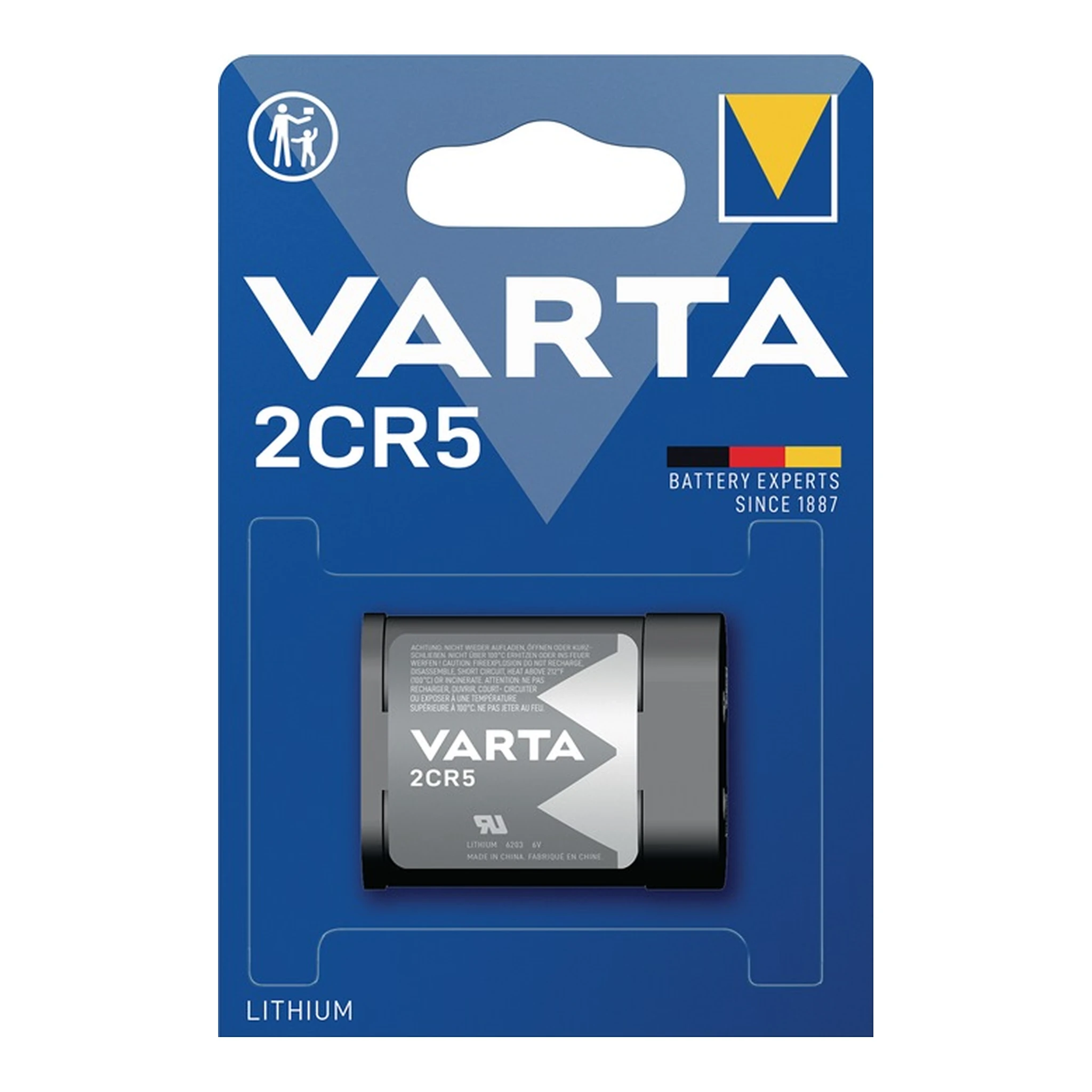 VARTA | Batterie ULTRA Lithium | 6 V 2CR5 1400 mAh 2CR5 6203