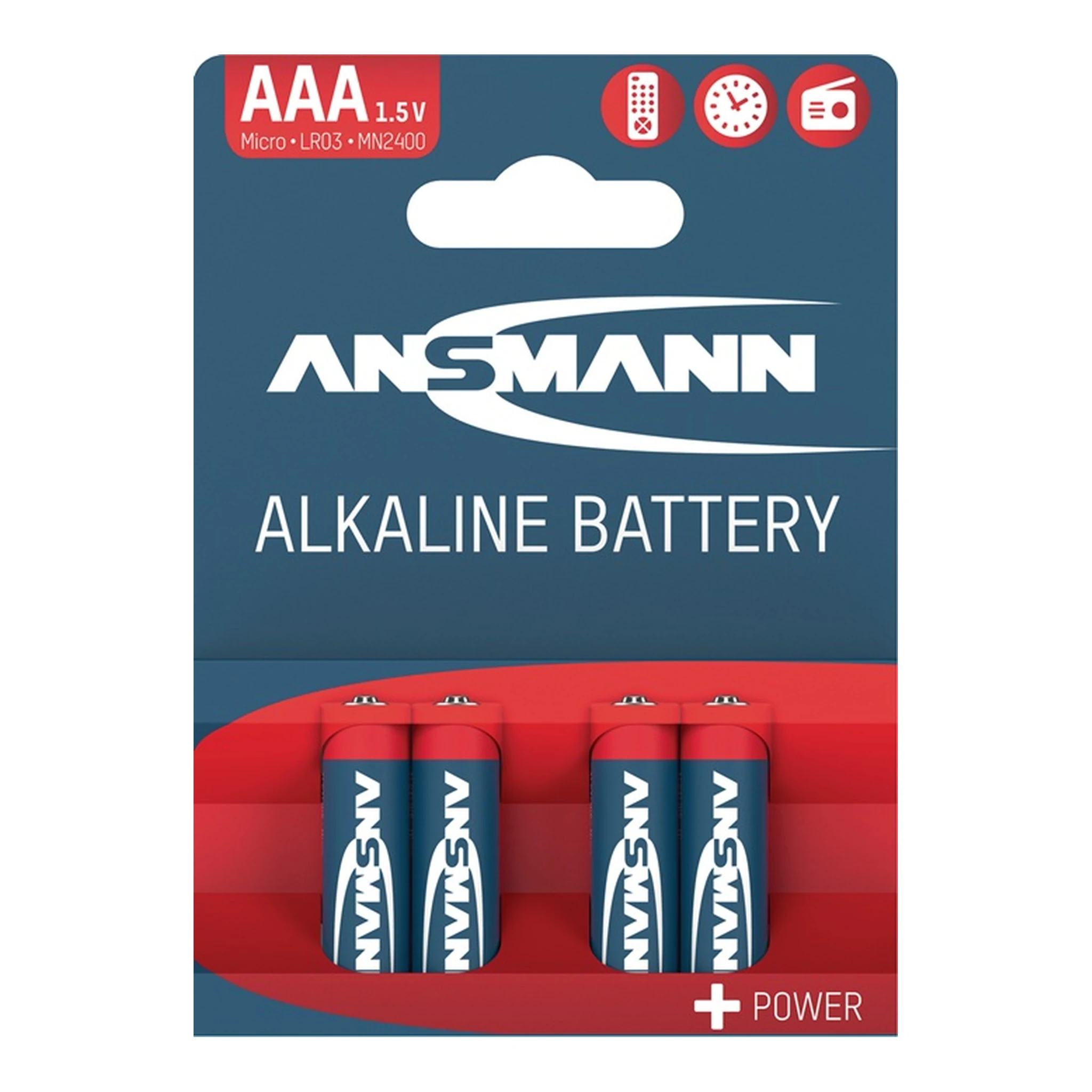ANSMANN | Batterie | 1,5 V AAA-AM4-Micro 1200 mAh LR03 4903