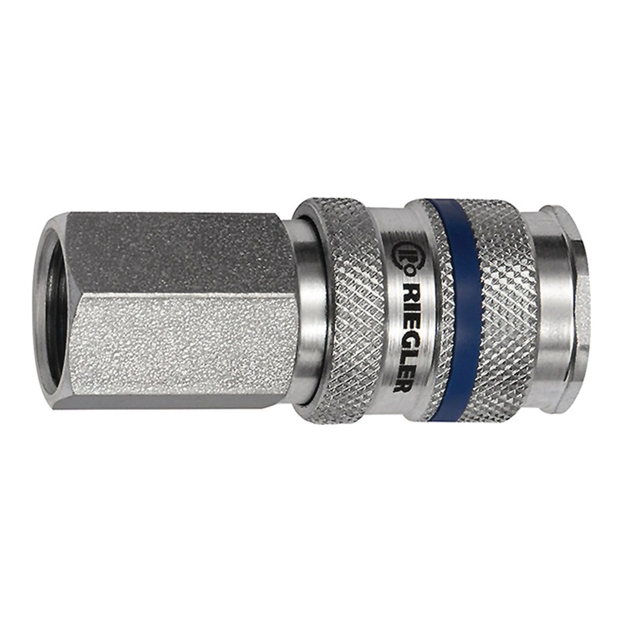 RIEGLER | Schnellverschlusskupplung | DN 7,8 Innengewinde Stahl Gewinde G 1/4 11,45 mm