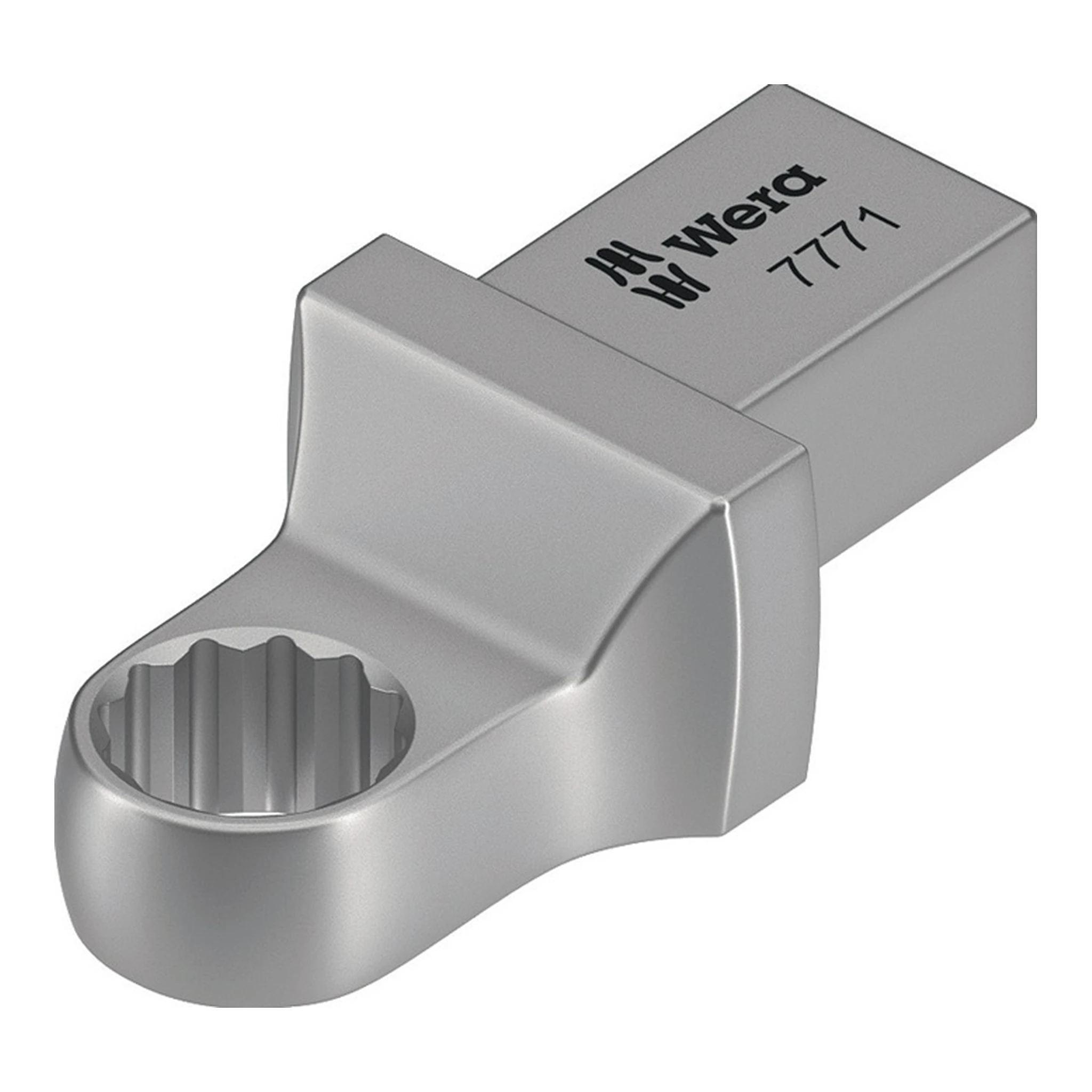 WERA | Einsteckringschlüssel 7771 | Schlüsselweite 10 mm 9 x 12 mm CV-Stahl