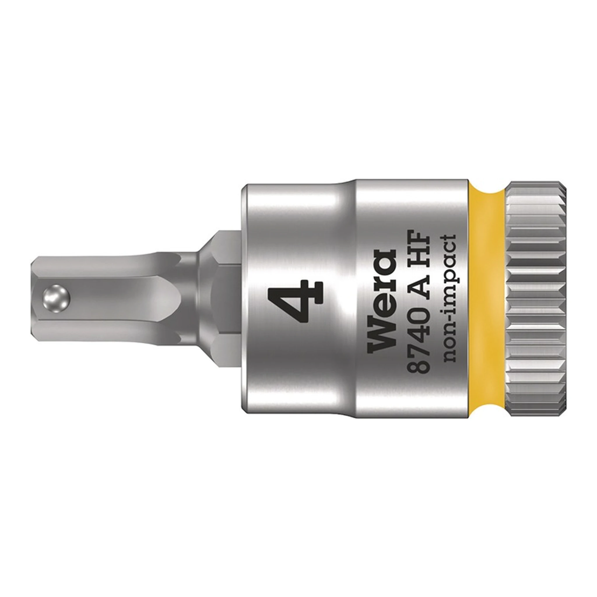 WERA | Steckschlüsseleinsatz 8740 A HF | 1/4 ″ Schlüsselweite 4 mm