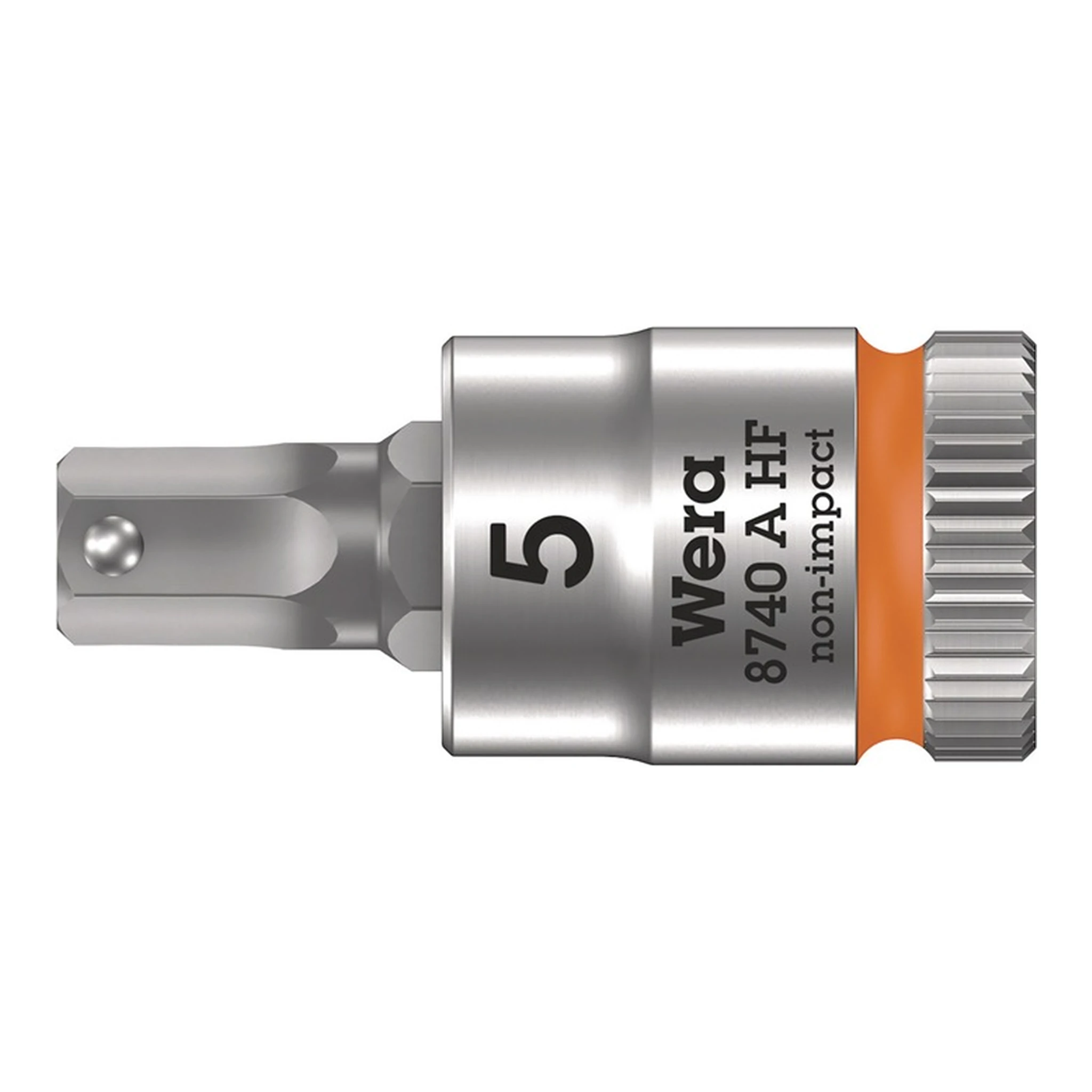 WERA | Steckschlüsseleinsatz 8740 A HF | 1/4 ″ Schlüsselweite 5 mm