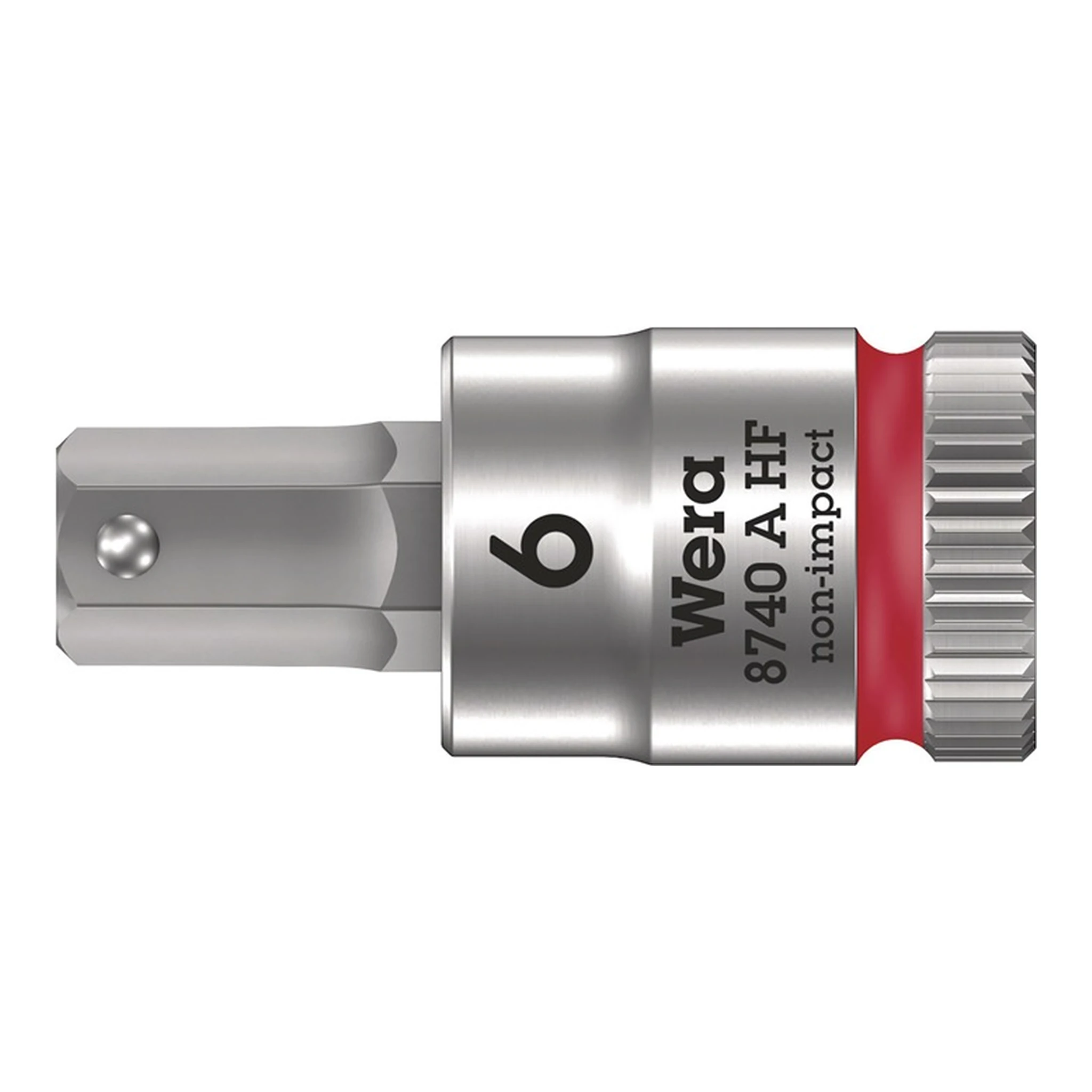 WERA | Steckschlüsseleinsatz 8740 A HF | 1/4 ″ Schlüsselweite 6 mm
