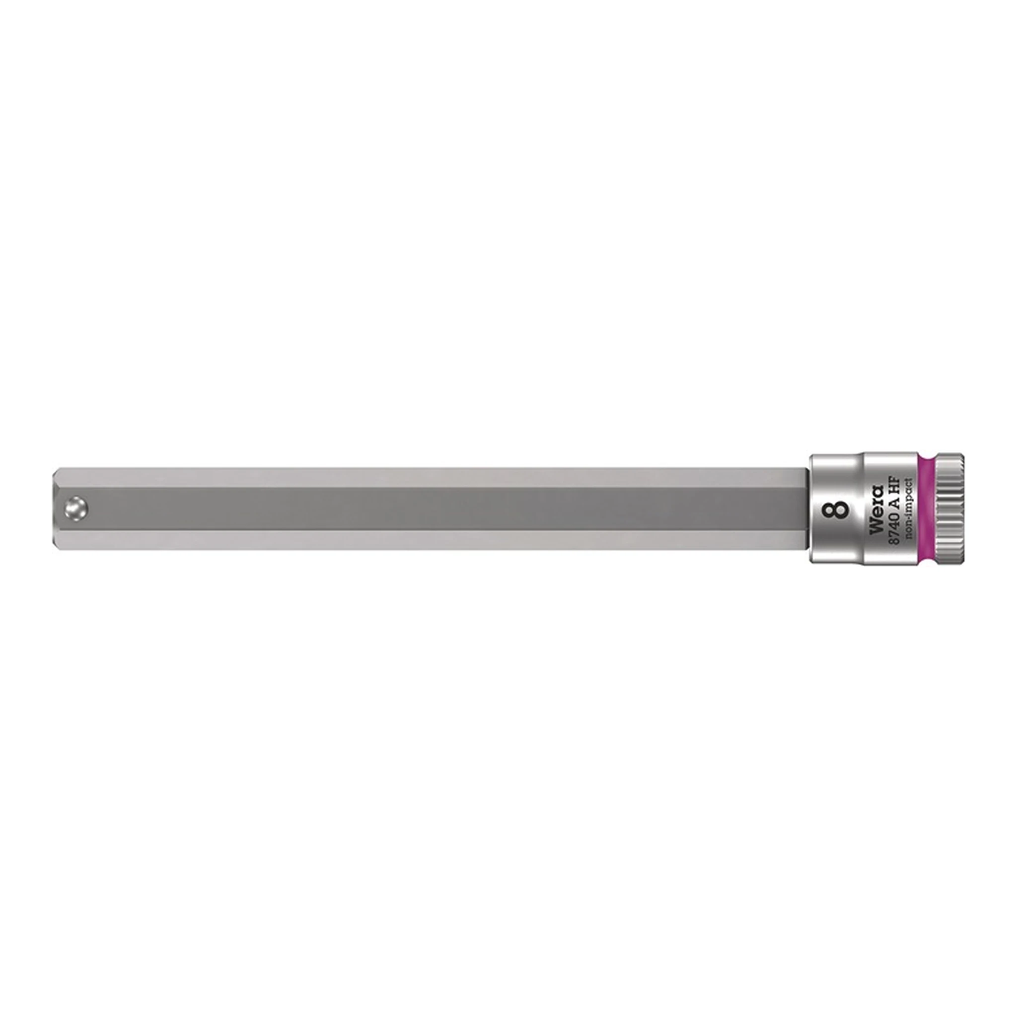 WERA | Steckschlüsseleinsatz 8740 A HF | 1/4 ″ Schlüsselweite 8 mm