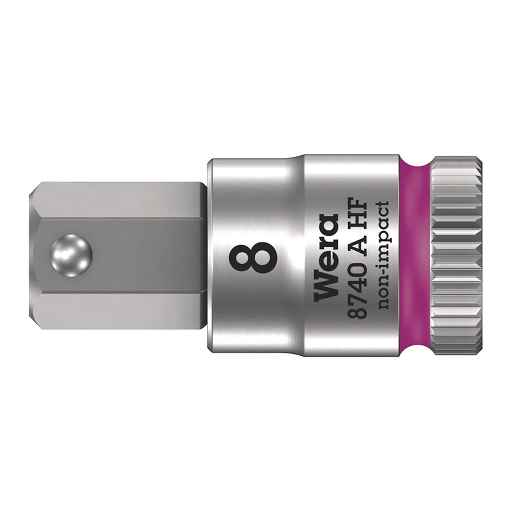 WERA | Steckschlüsseleinsatz 8740 A HF | 1/4 ″ Schlüsselweite 8 mm