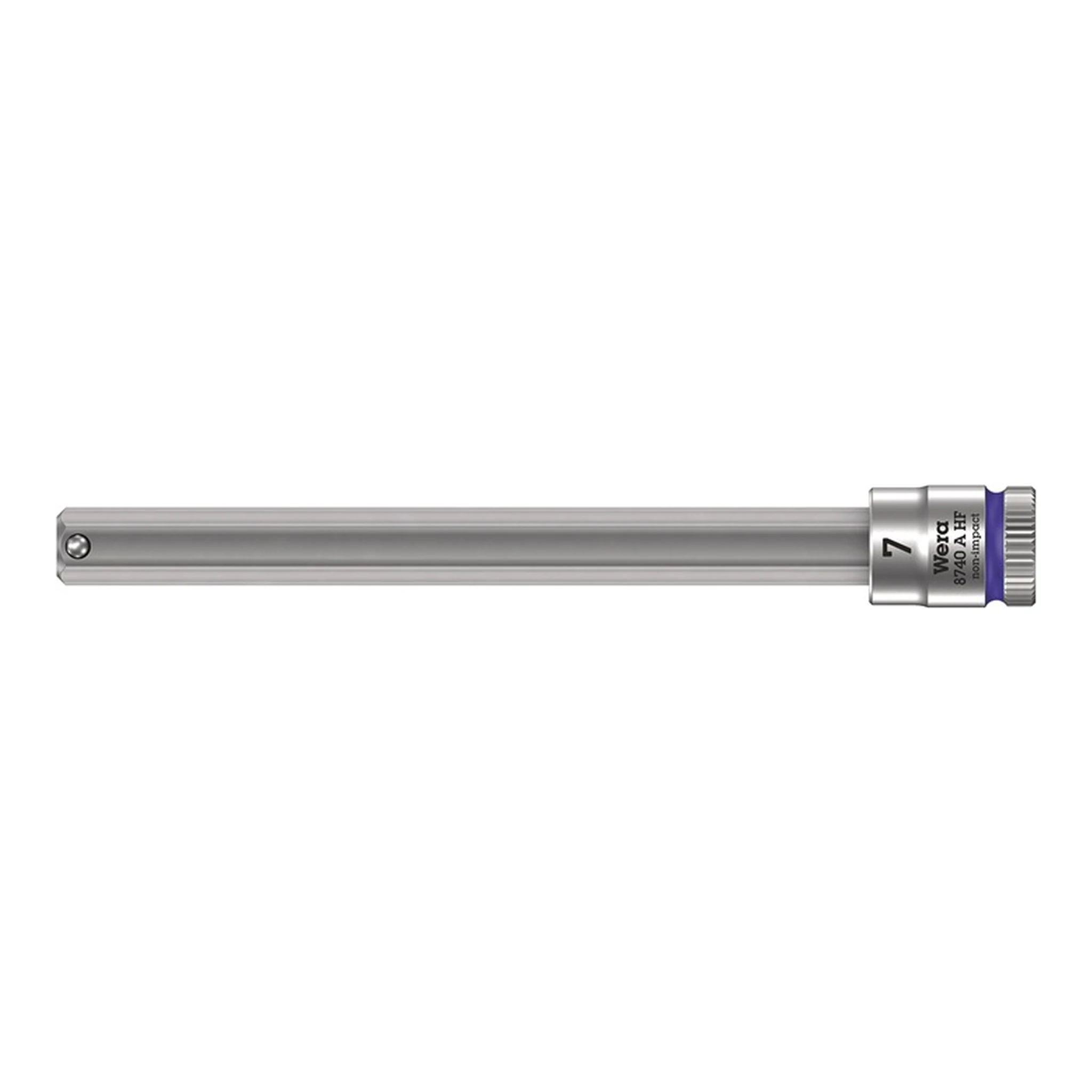WERA | Steckschlüsseleinsatz 8740 A HF | 1/4 ″ Schlüsselweite 7 mm