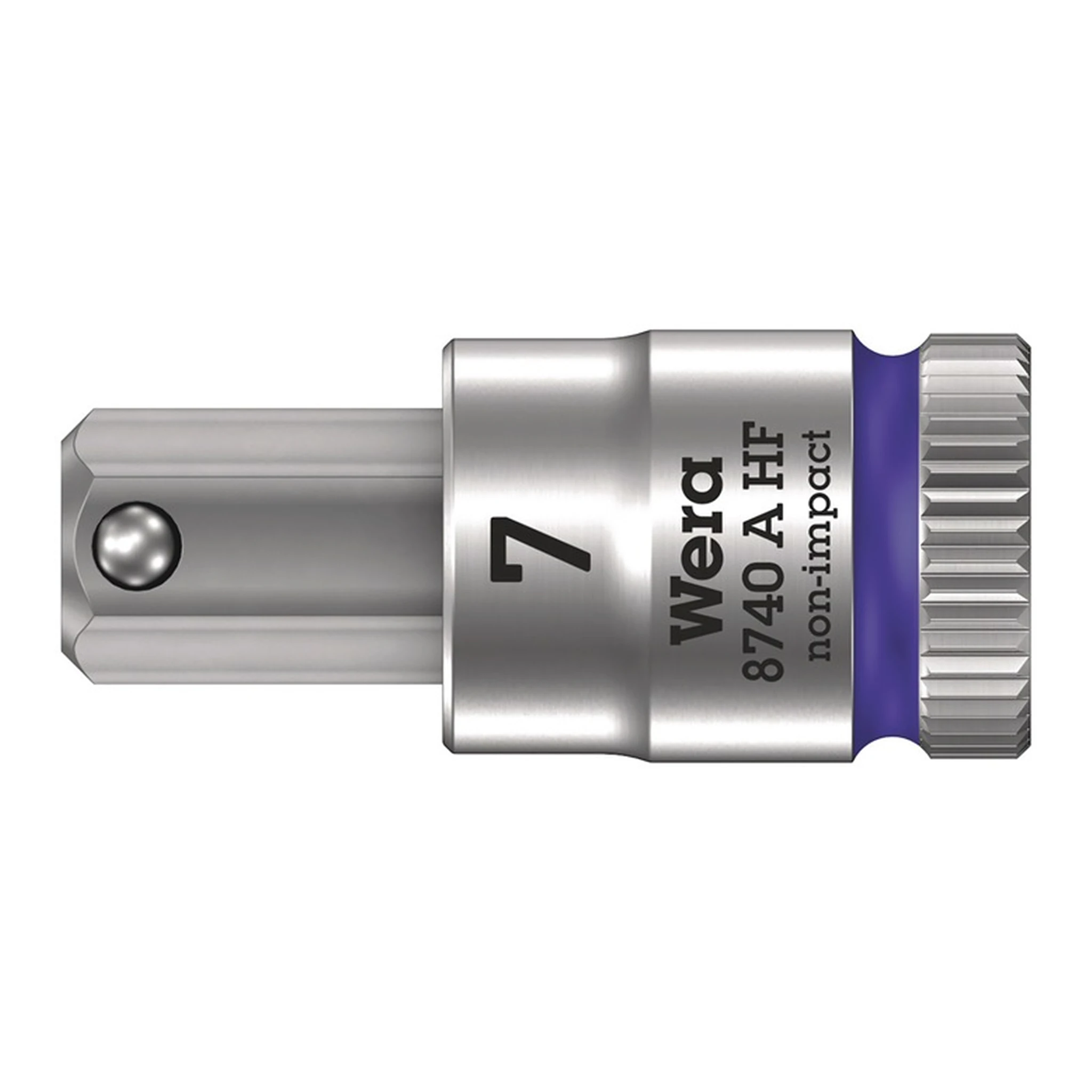 WERA | Steckschlüsseleinsatz 8740 A HF | 1/4 ″ Schlüsselweite 7 mm
