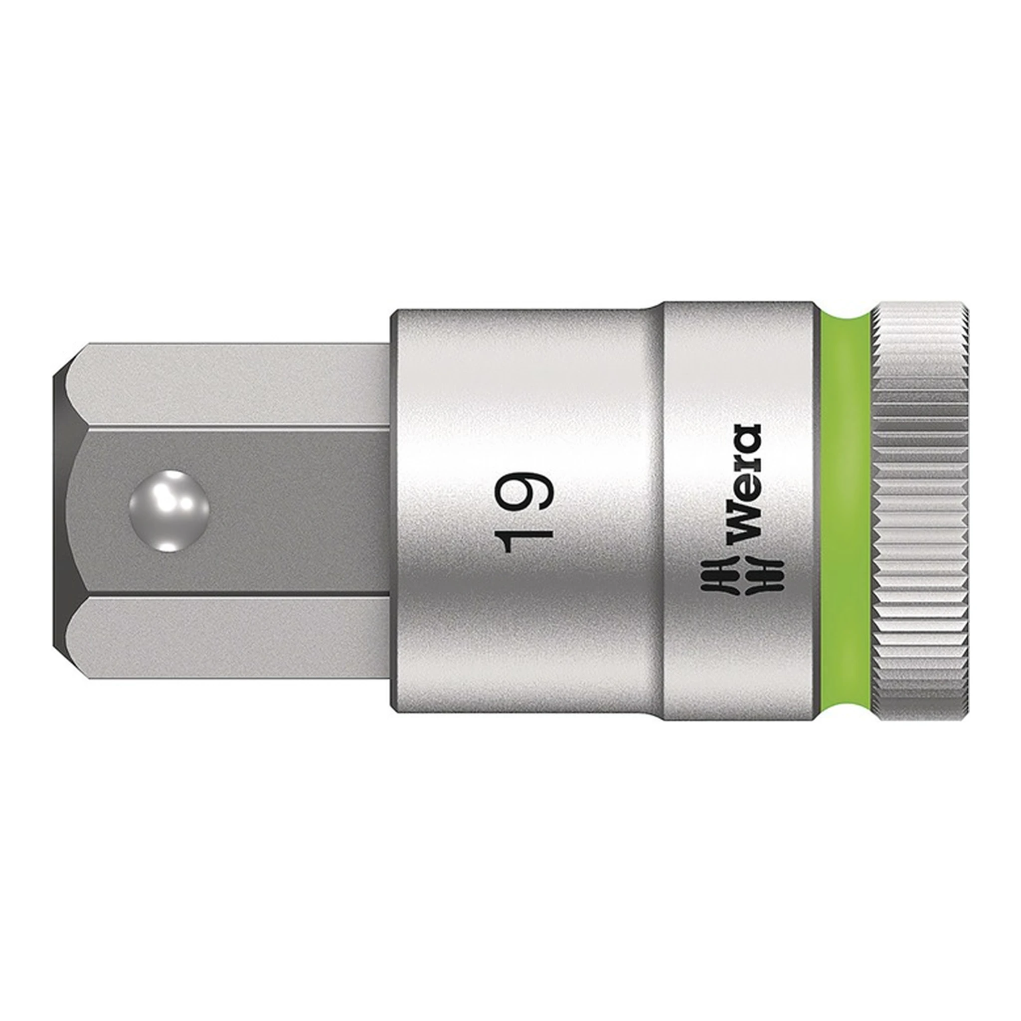WERA | Steckschlüsseleinsatz 8740 C HF | 1/2 ″ Schlüsselweite 19 mm