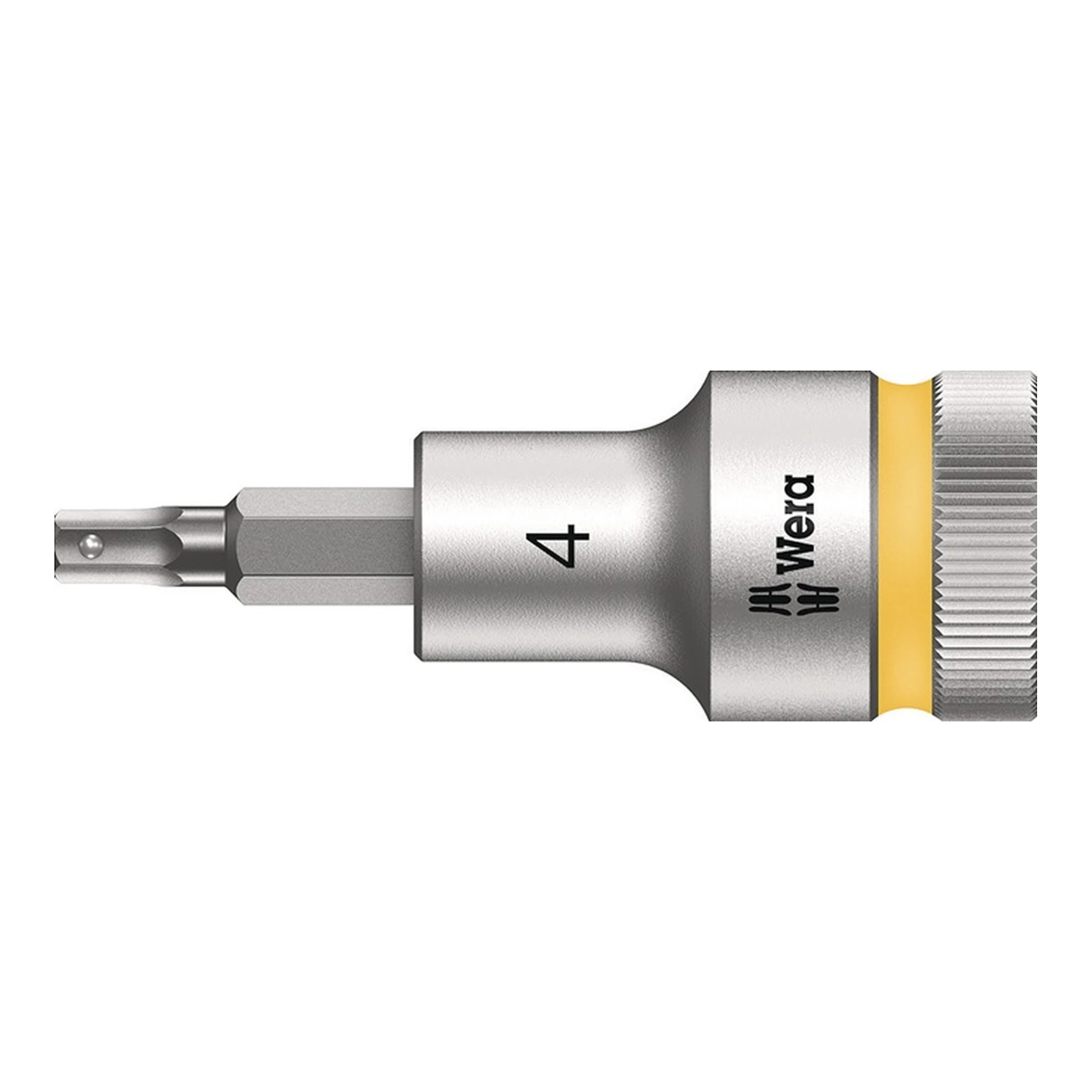 WERA | Steckschlüsseleinsatz 8740 C HF | 1/2 ″ Schlüsselweite 4 mm