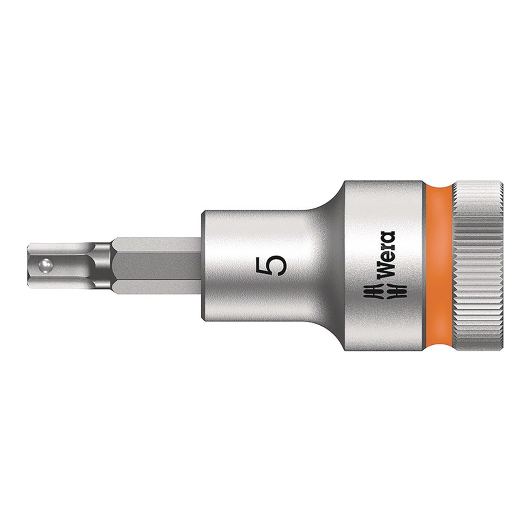 WERA | Steckschlüsseleinsatz 8740 C HF | 1/2 ″ Schlüsselweite 5 mm
