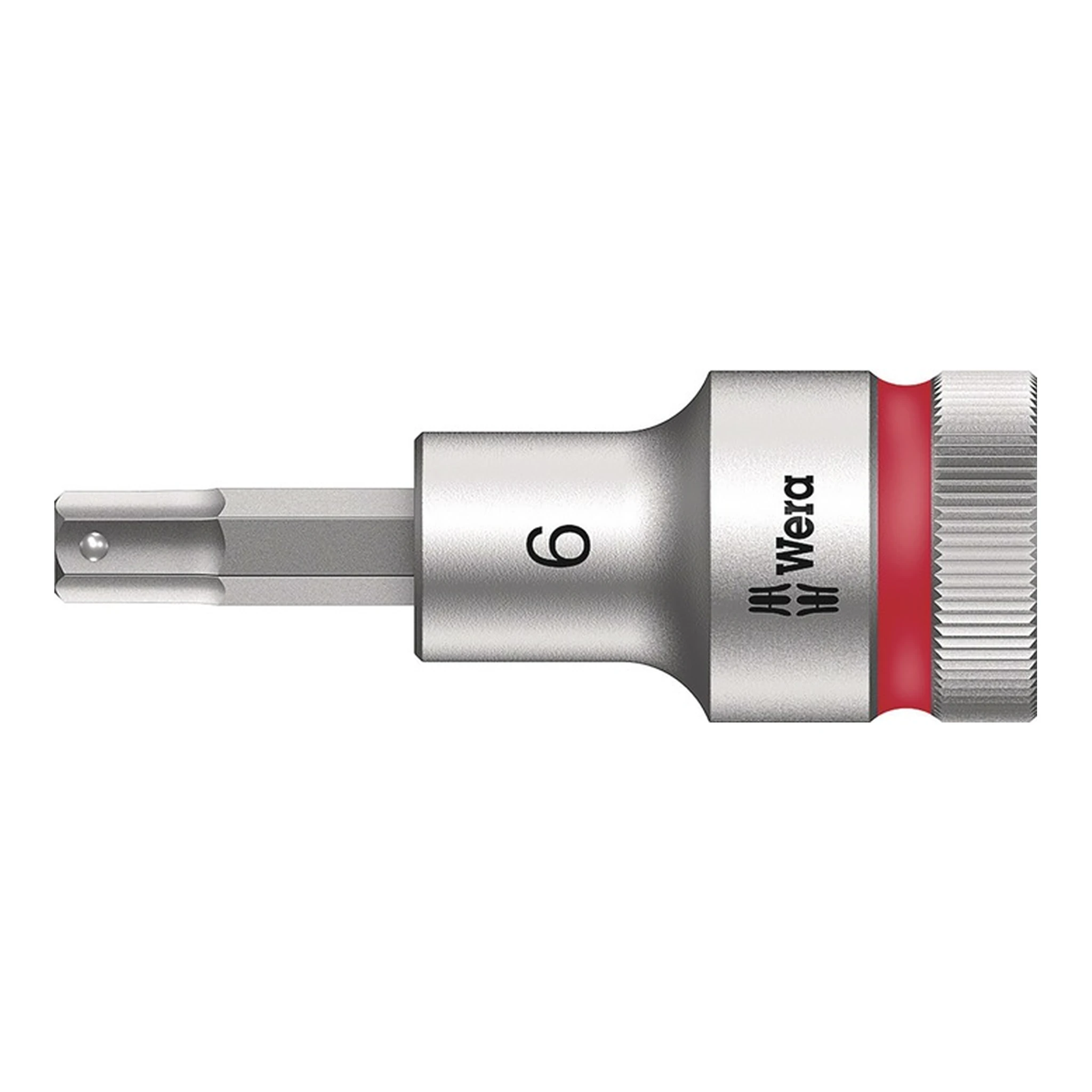 WERA | Steckschlüsseleinsatz 8740 C HF | 1/2 ″ Schlüsselweite 6 mm