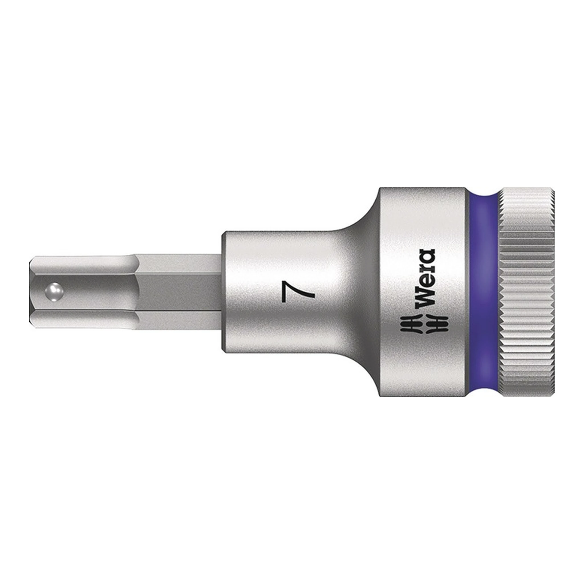 WERA | Steckschlüsseleinsatz 8740 C HF | 1/2 ″ Schlüsselweite 7 mm