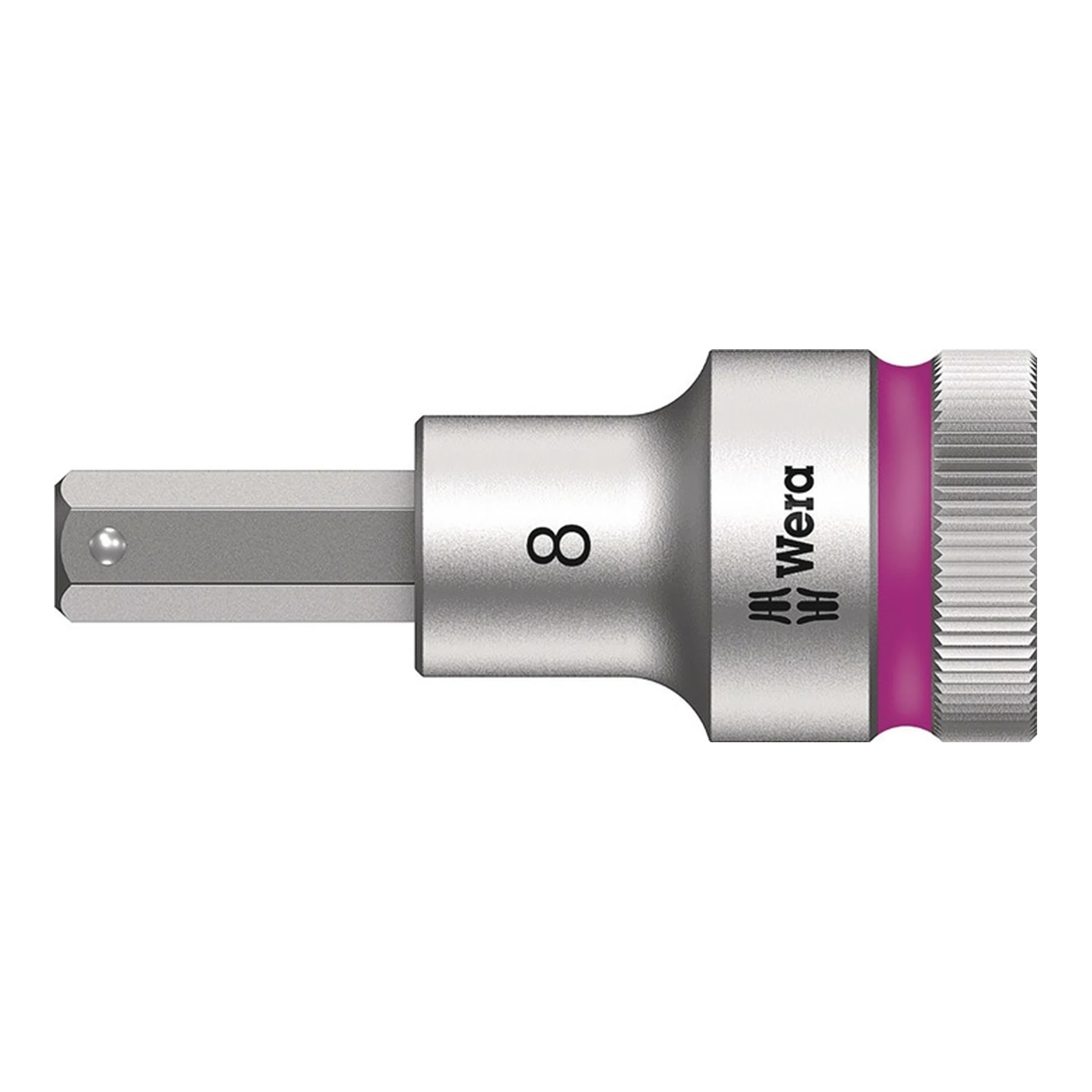 WERA | Steckschlüsseleinsatz 8740 C HF | 1/2 ″ Schlüsselweite 8 mm