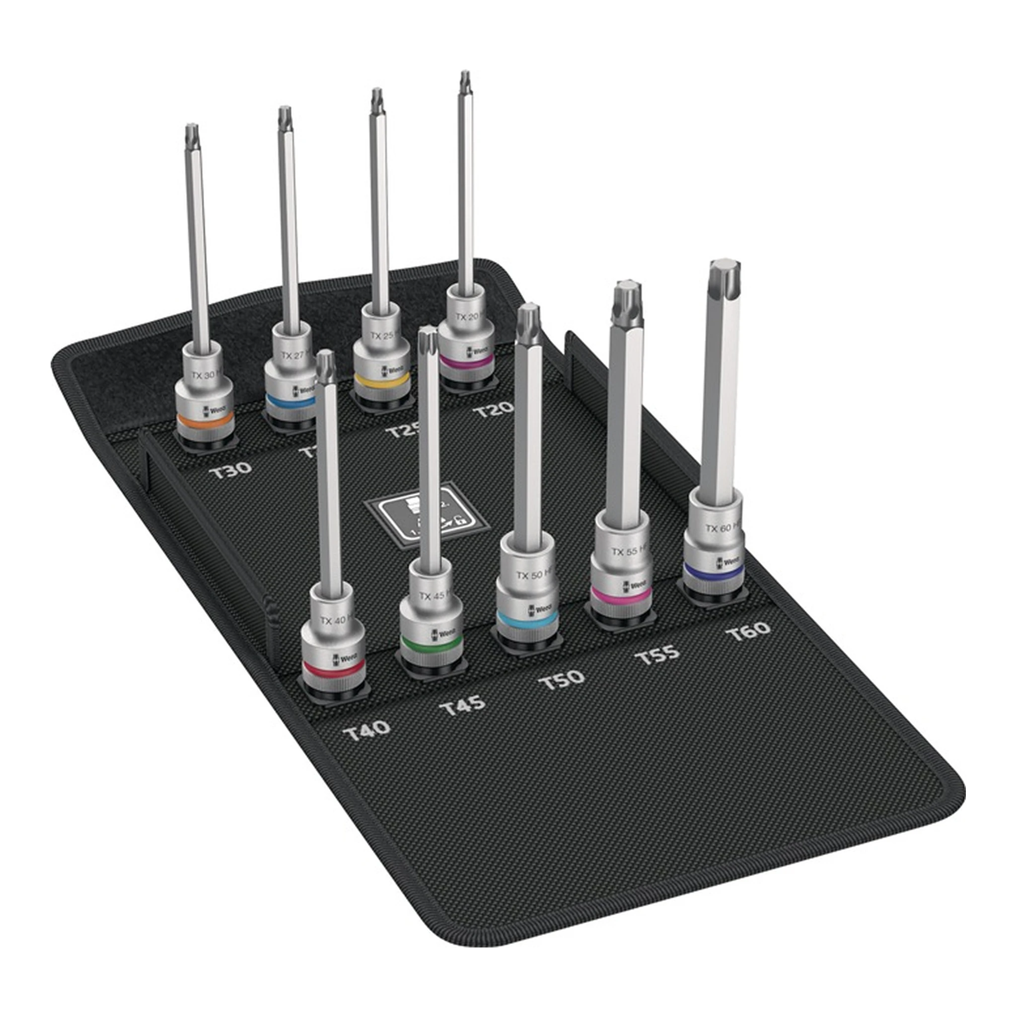 WERA | Steckschlüssel-Satz 8767 C TORX® HF3 | 9-teilig 1/2 ″