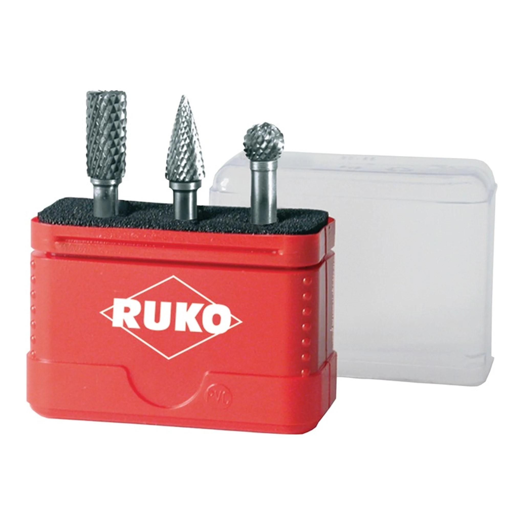 RUKO | Frässtift-Satz | Schaft-Ø 6 mm 3 teilig HM ZYA-ST/SPG/KUD