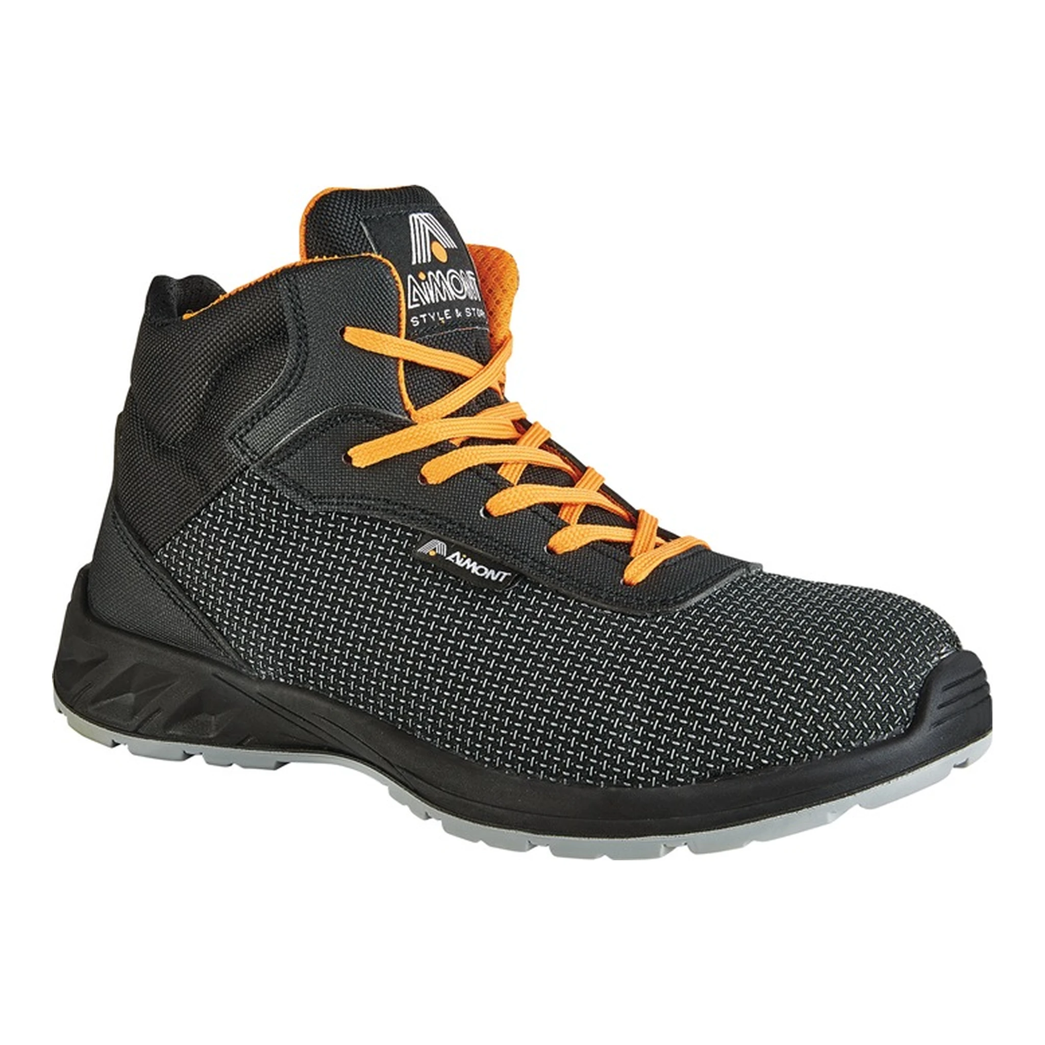 AIMONT | Sicherheitsstiefel Diamont AVANGER | Größe 40 W. 11 schwarz/orange