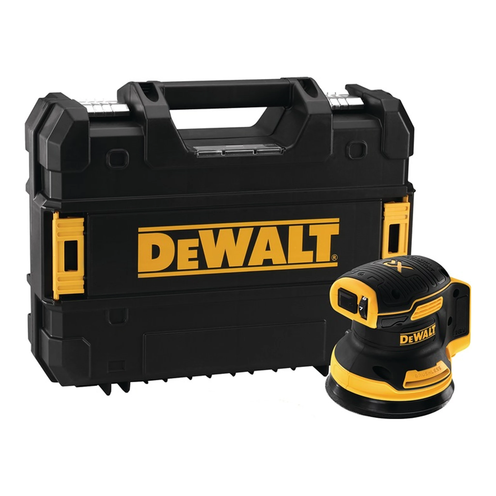 DEWALT | Akku-Exzenterschleifer DCW210NT | 18 / 54 V 125 mm 8000-12000 min-¹
