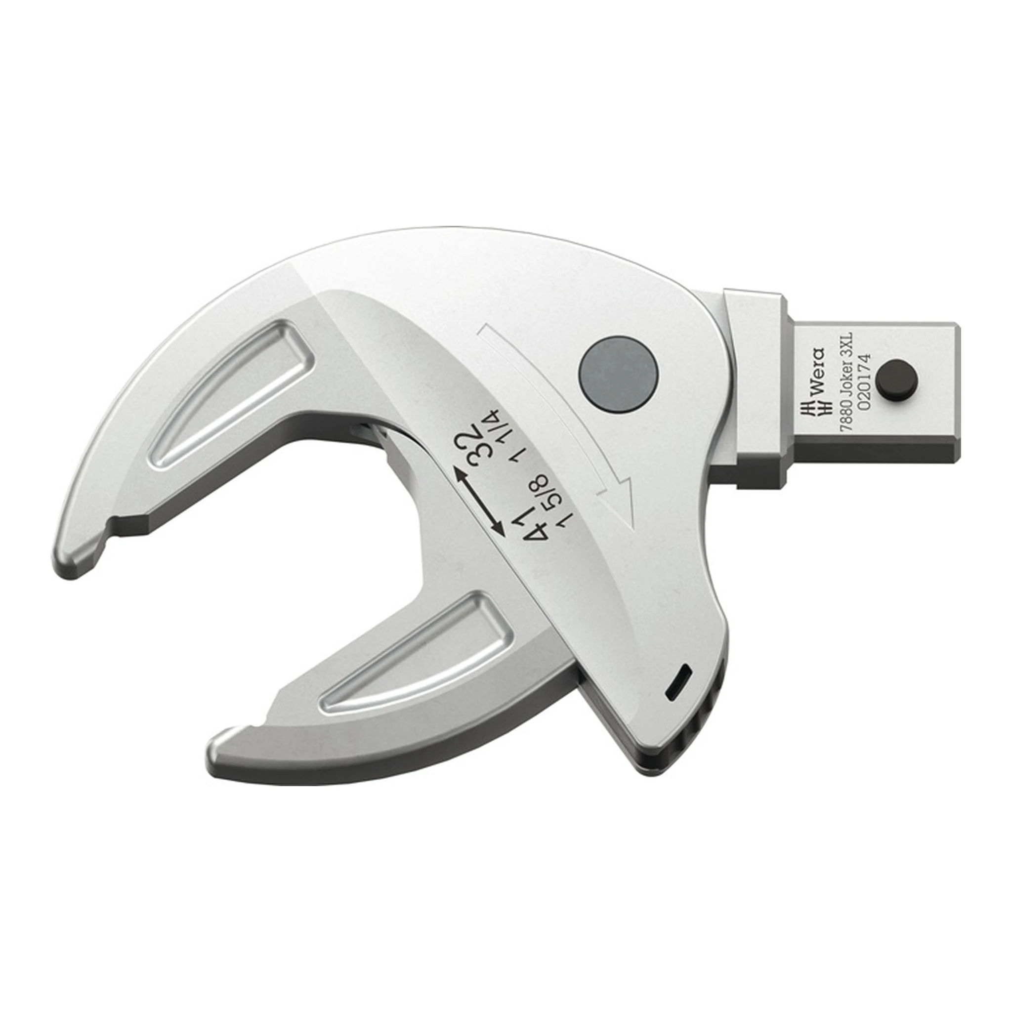 WERA | Einsteckmaulschlüssel 7880 Joker 3XL | Schlüsselweite 32-41 mm 14x18 mm