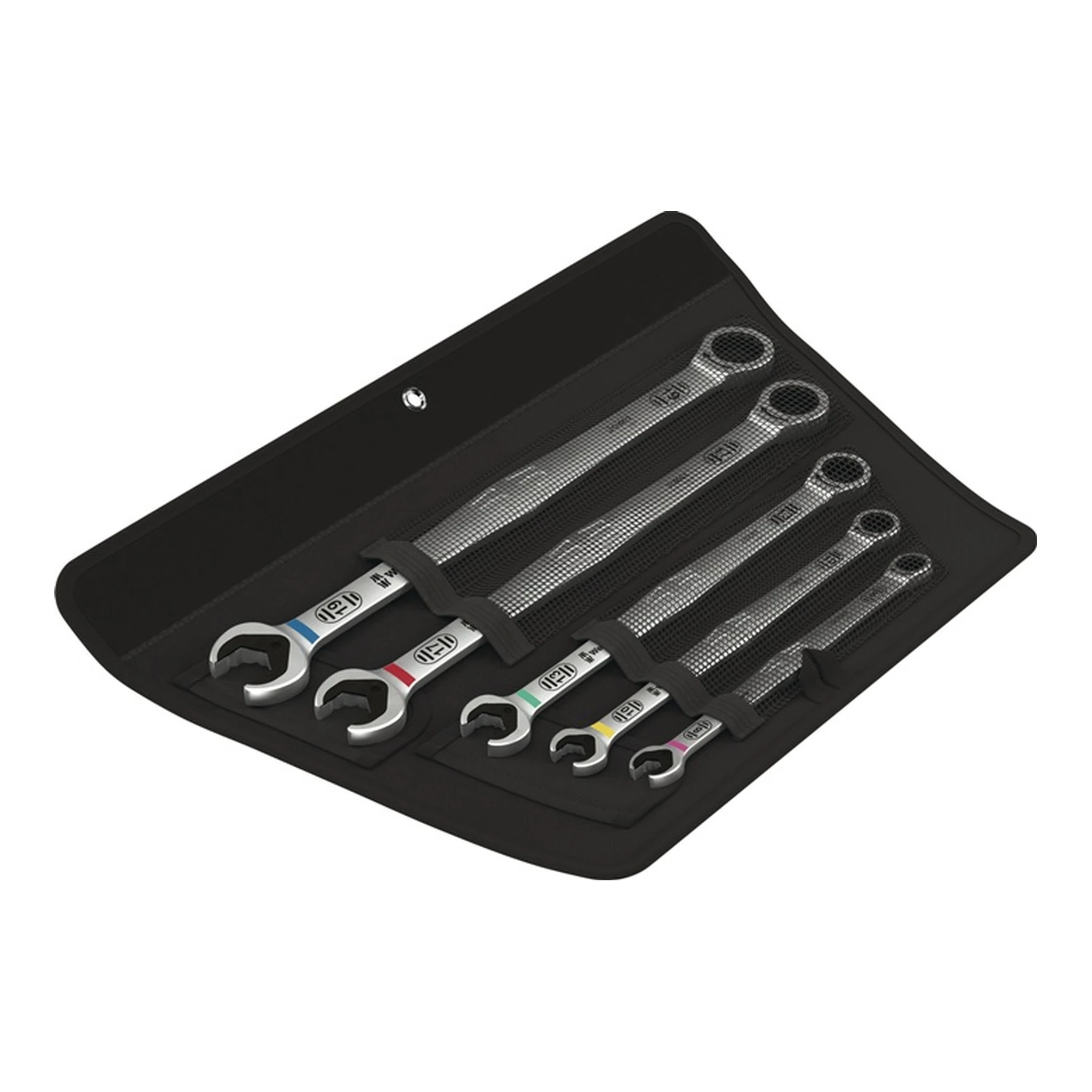 WERA | Maulringratschenschlüssel-Satz 6007 Joker 5 Set 1 | 5-teilig Schlüsselweiten 8-19 mm