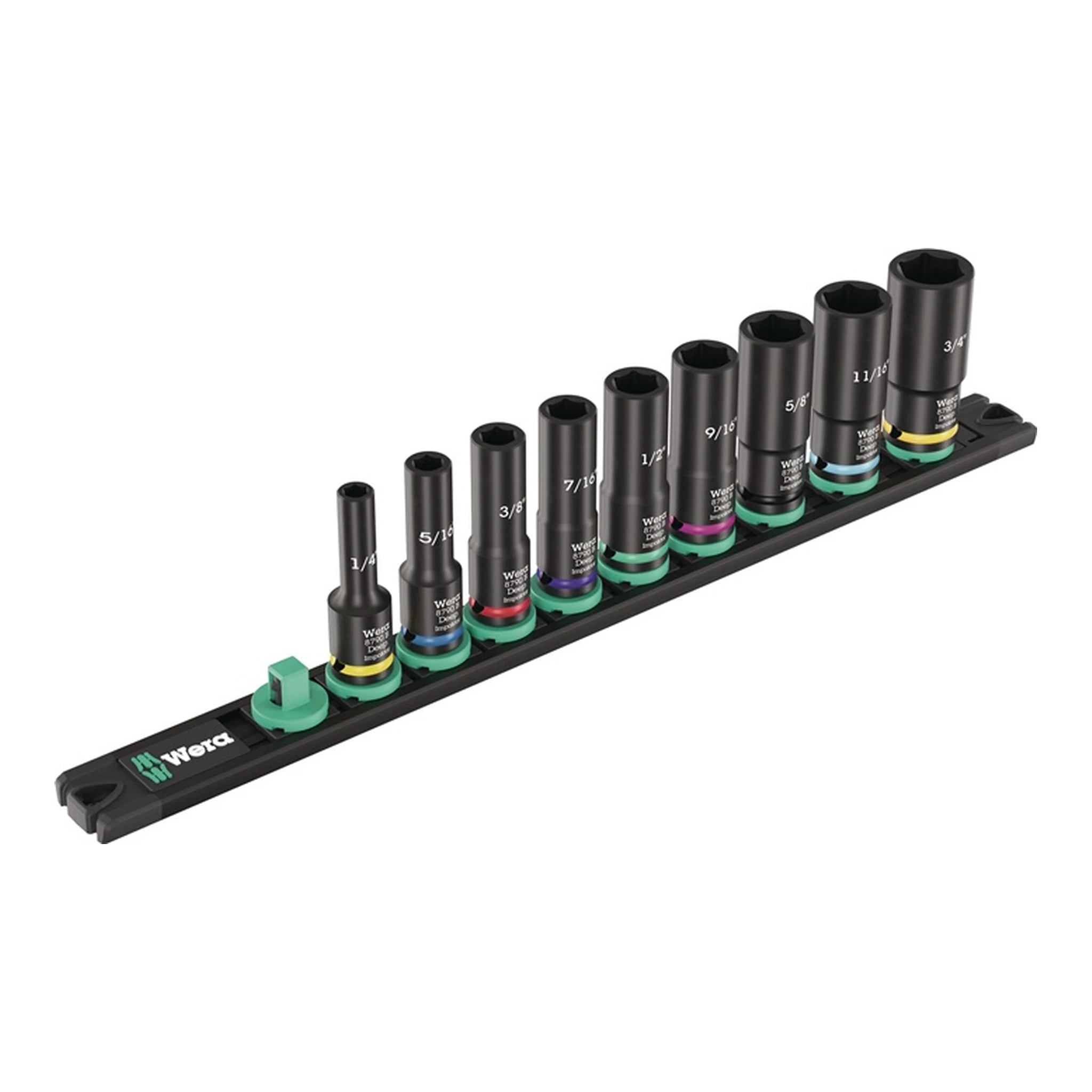 WERA | Steckschlüssel-Satz 9661 | 9-teilig