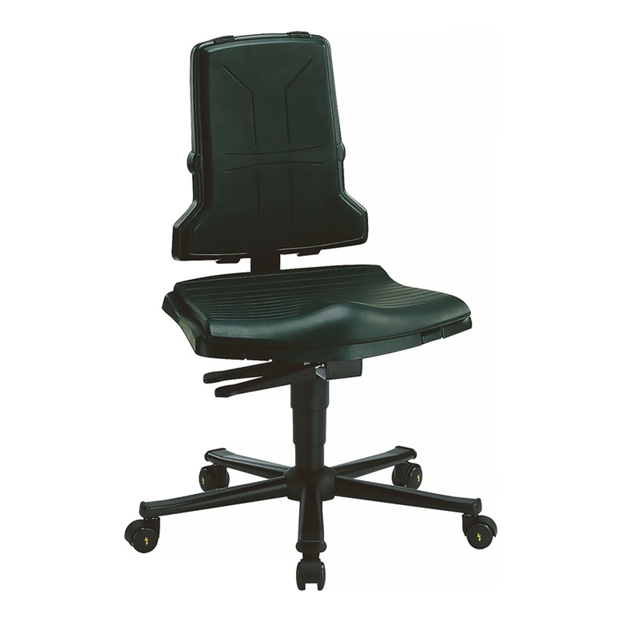 BIMOS | Arbeitsdrehstuhl Sintec B | Rollen Polypropylen ESD grau