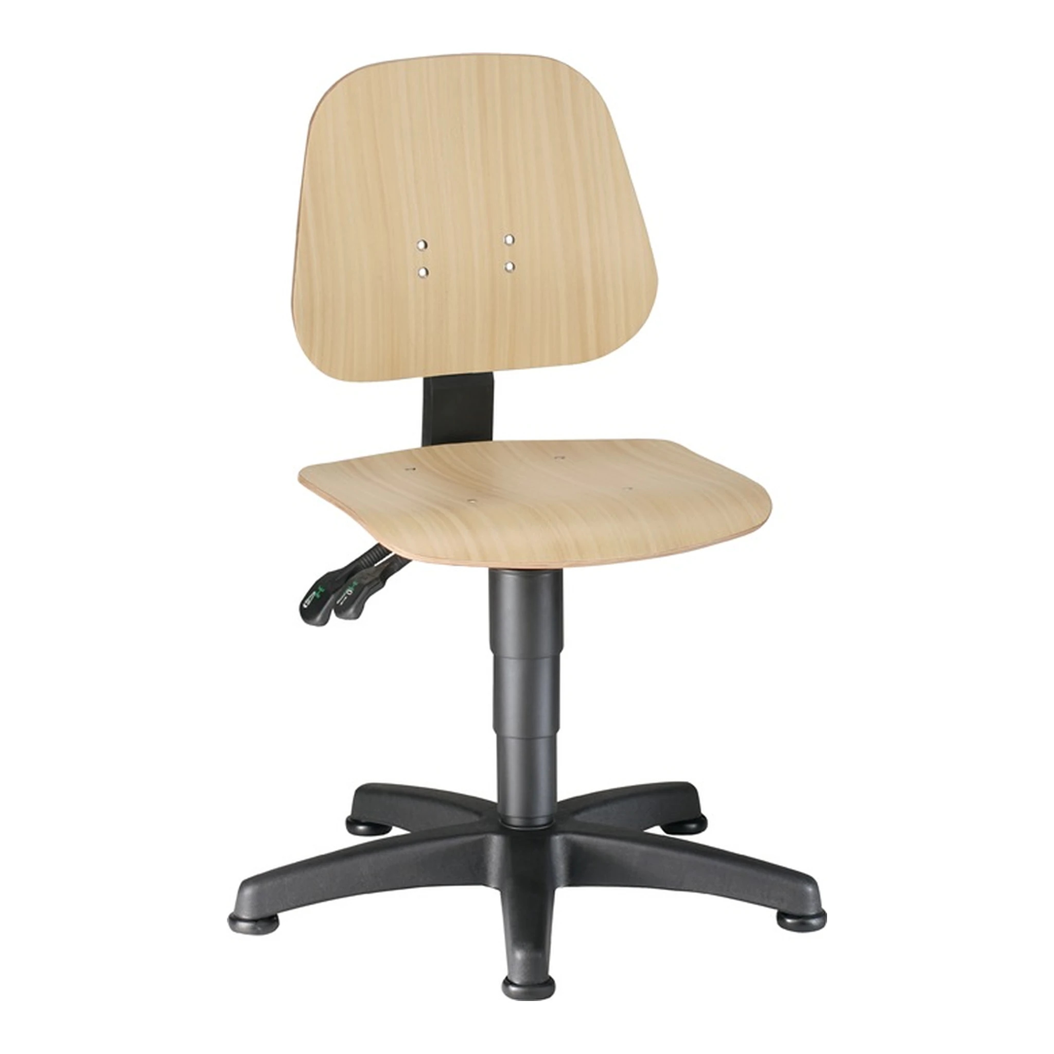 BIMOS | Arbeitsdrehstuhl Unitec | Bodengleiter Buche