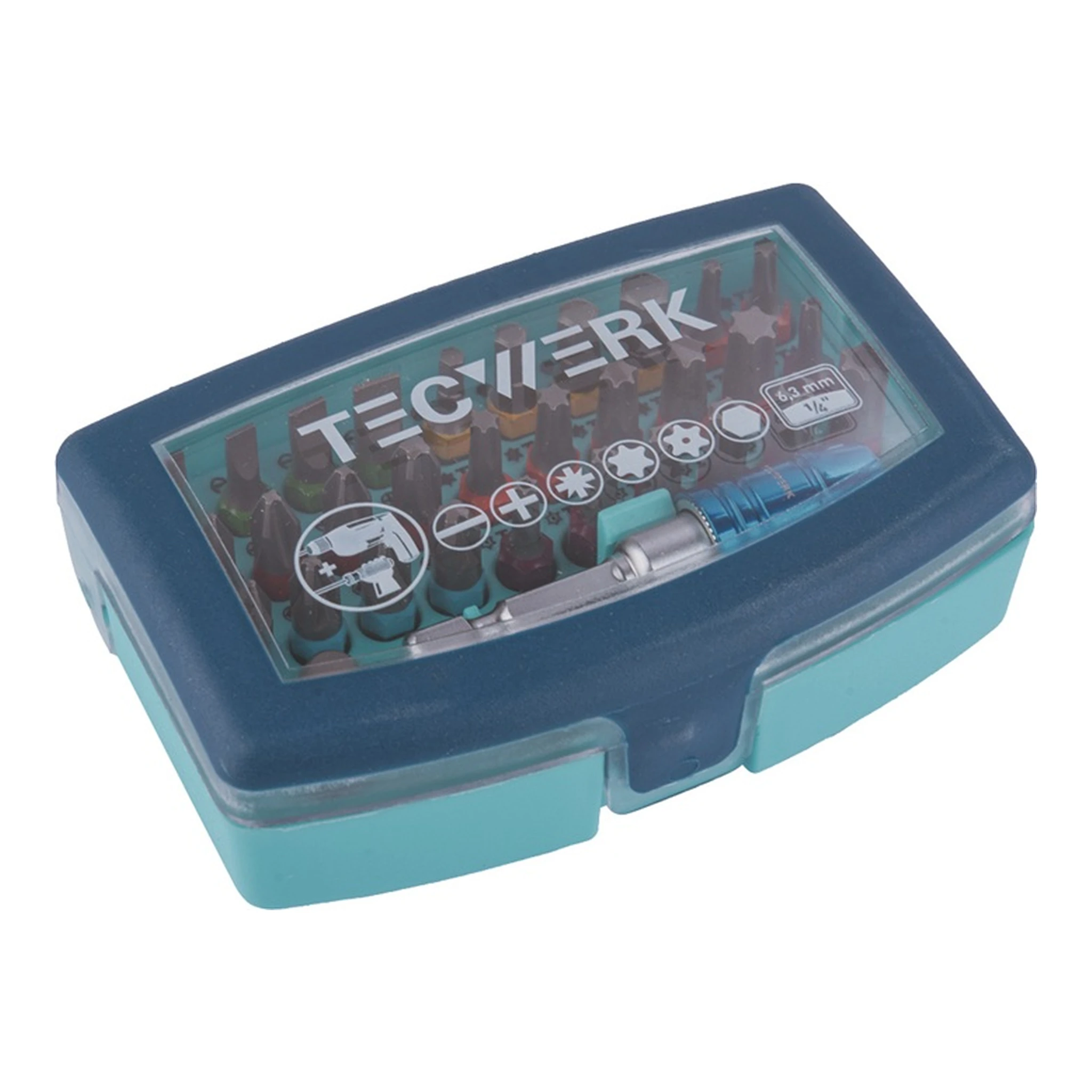 TECWERK | Bitsortiment Torsión | 32-teilig Schlitz/PH/PZD/TX/TX-BO/6Kt. – Bild 3