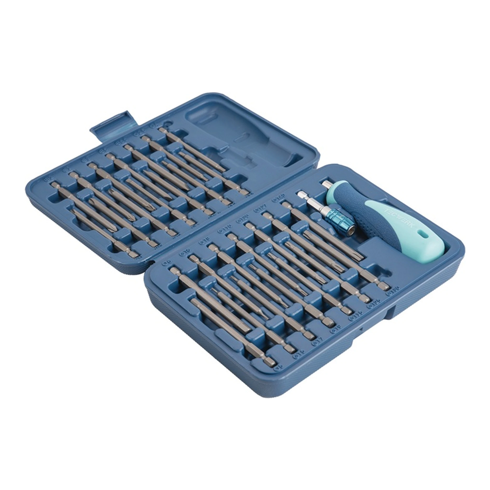 TECWERK | Bitsortiment | 30-teilig Schlitz/PH/PZD/TX-BO/6Kt. – Bild 2