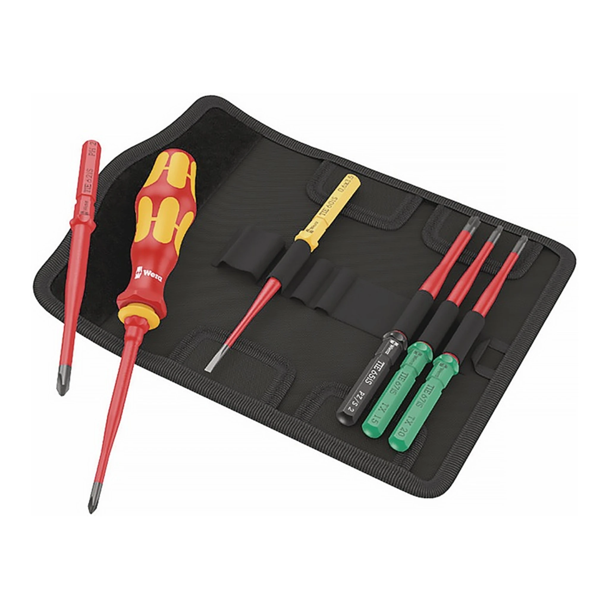 WERA | Schraubendreher-Satz Kraftform Kompakt VDE 7 extra slim 1 TIE | 7-teilig