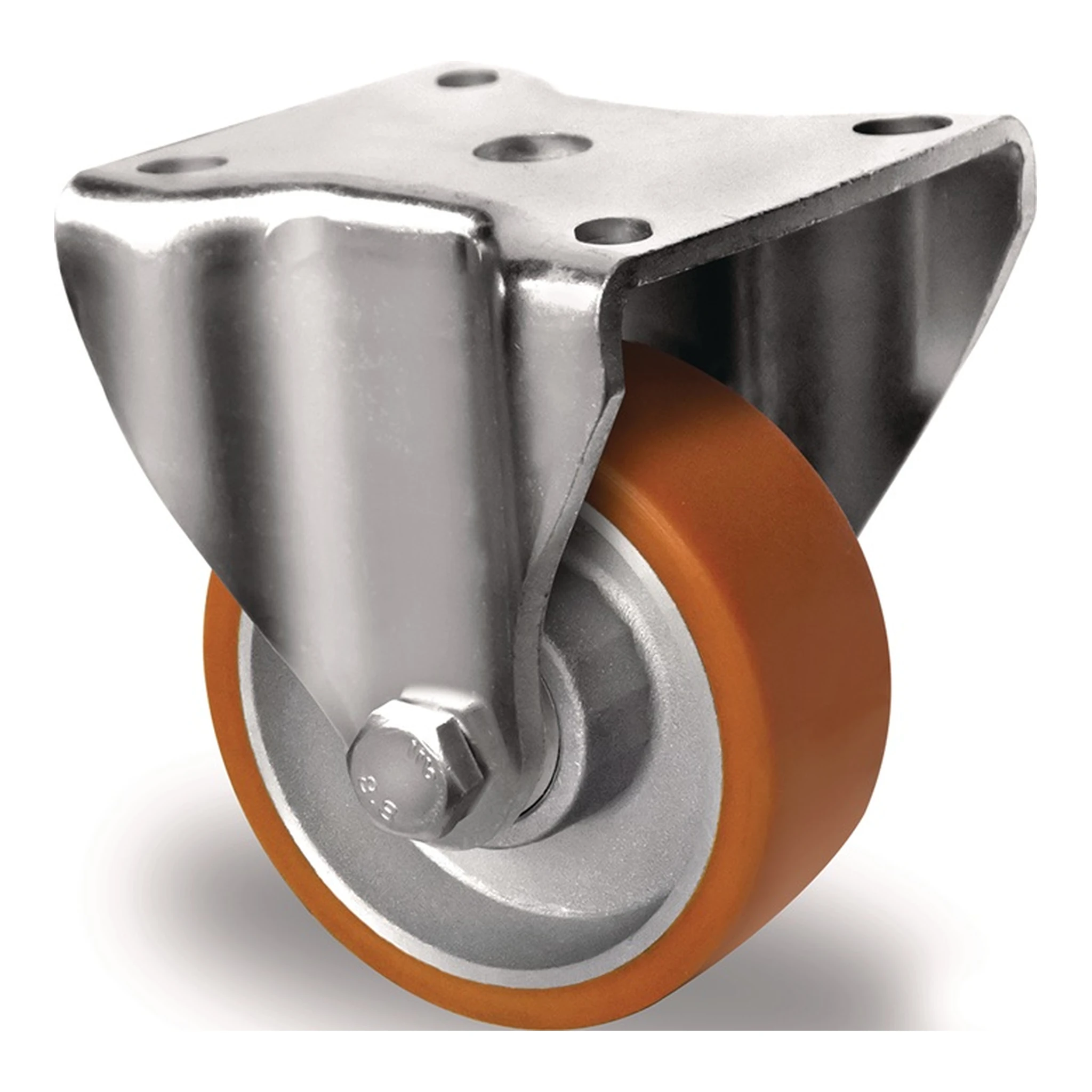 TECWERK | Bockrolle | Rad-Ø 100 mm Tragfähigkeit 250 kg Polyurethan