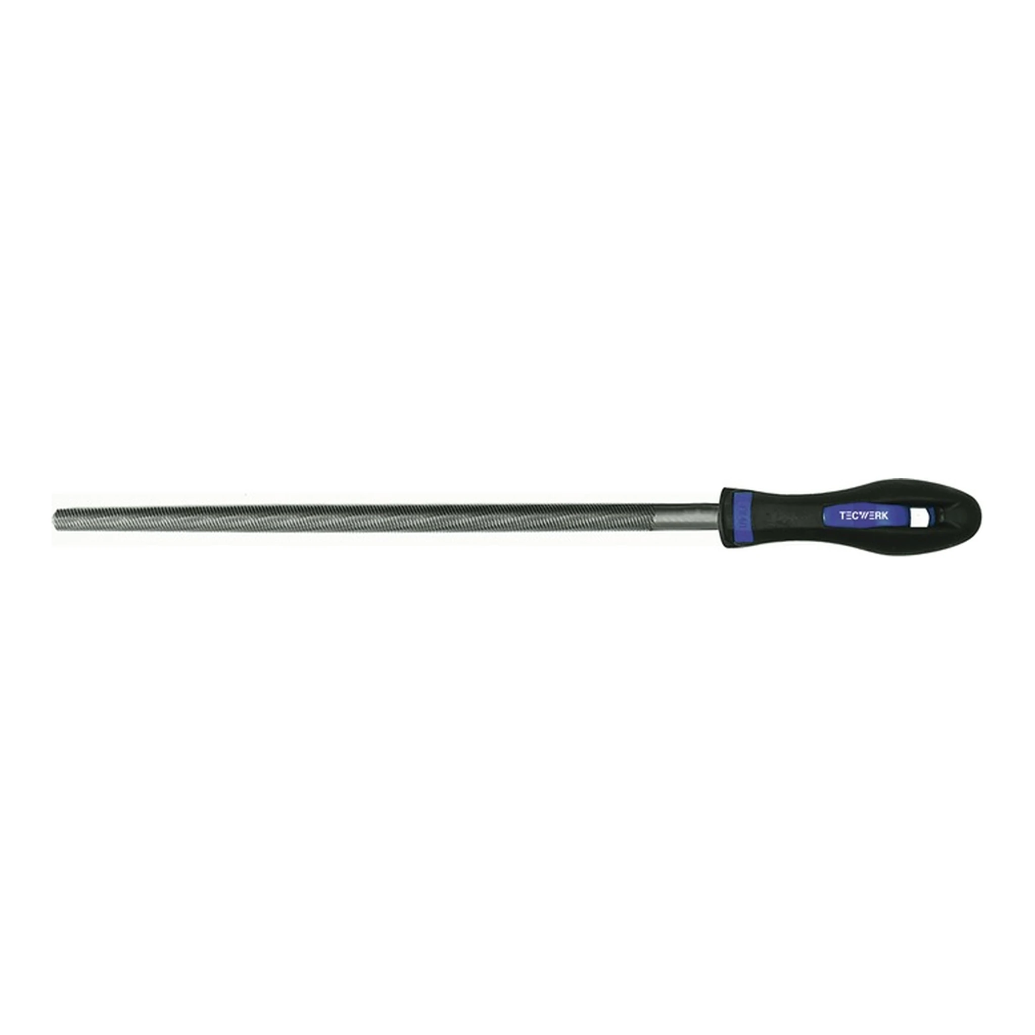 TECWERK | Werkstattfeile DIN 7261 | Länge 150 mm Querschnitt 6,3 mm Hieb 2 Rund