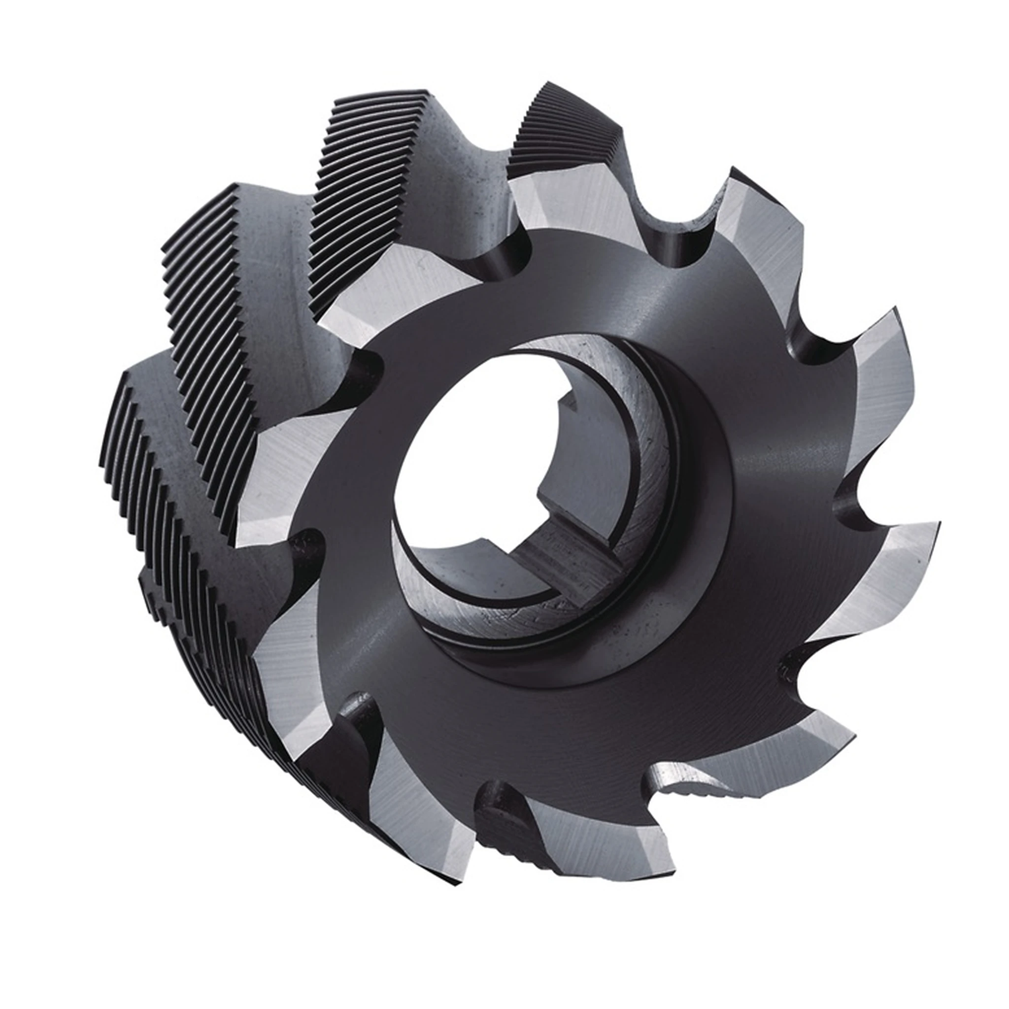 TECWERK | Walzenstirnfräser DIN 1880 Typ HR | Nenn-Ø 40 mm HSS-Co5 TiCN