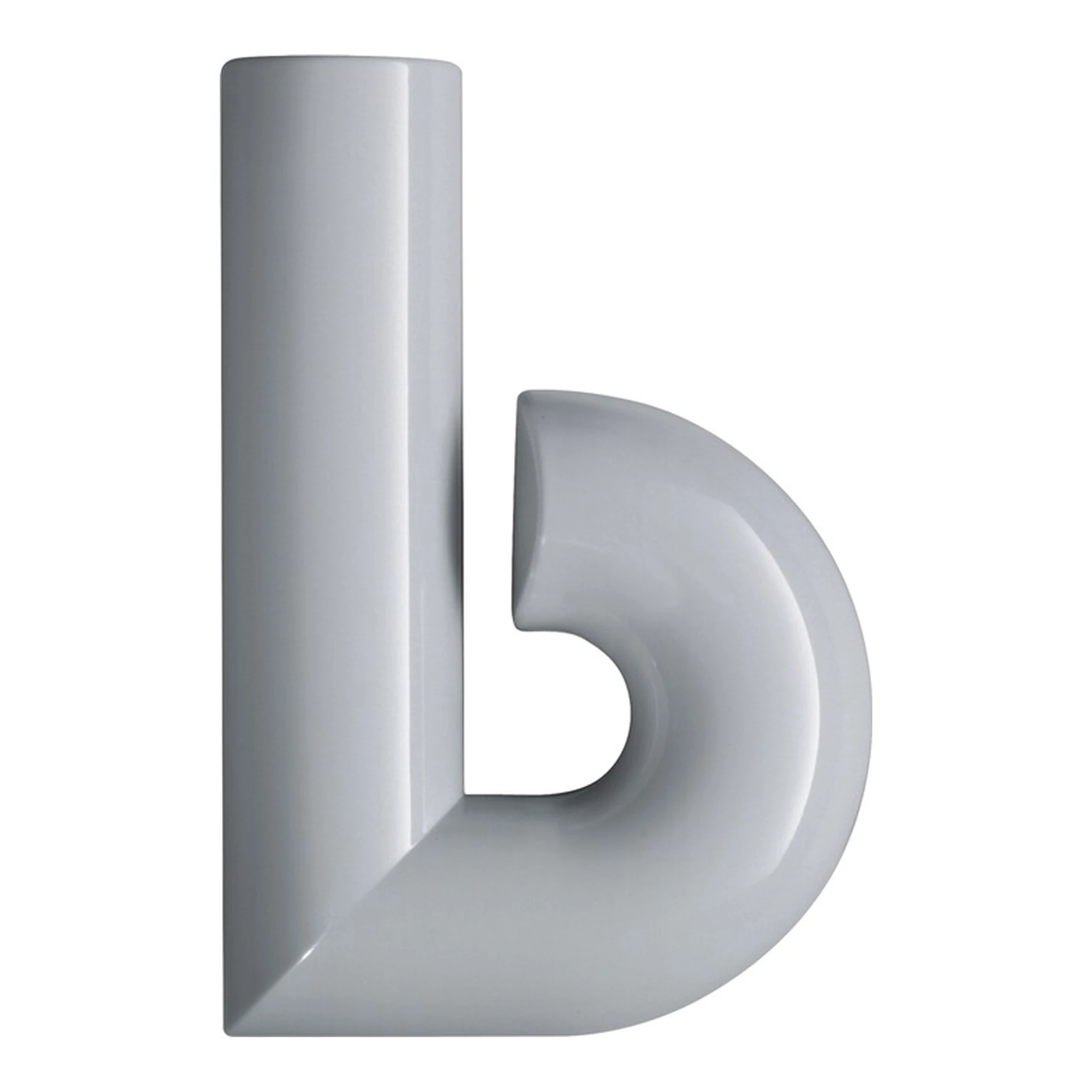 HEWI | Hausnummer Buchstabe b | Spezial-Polyamid 90 tiefschwarz 137,5 mm Ø 33 mm
