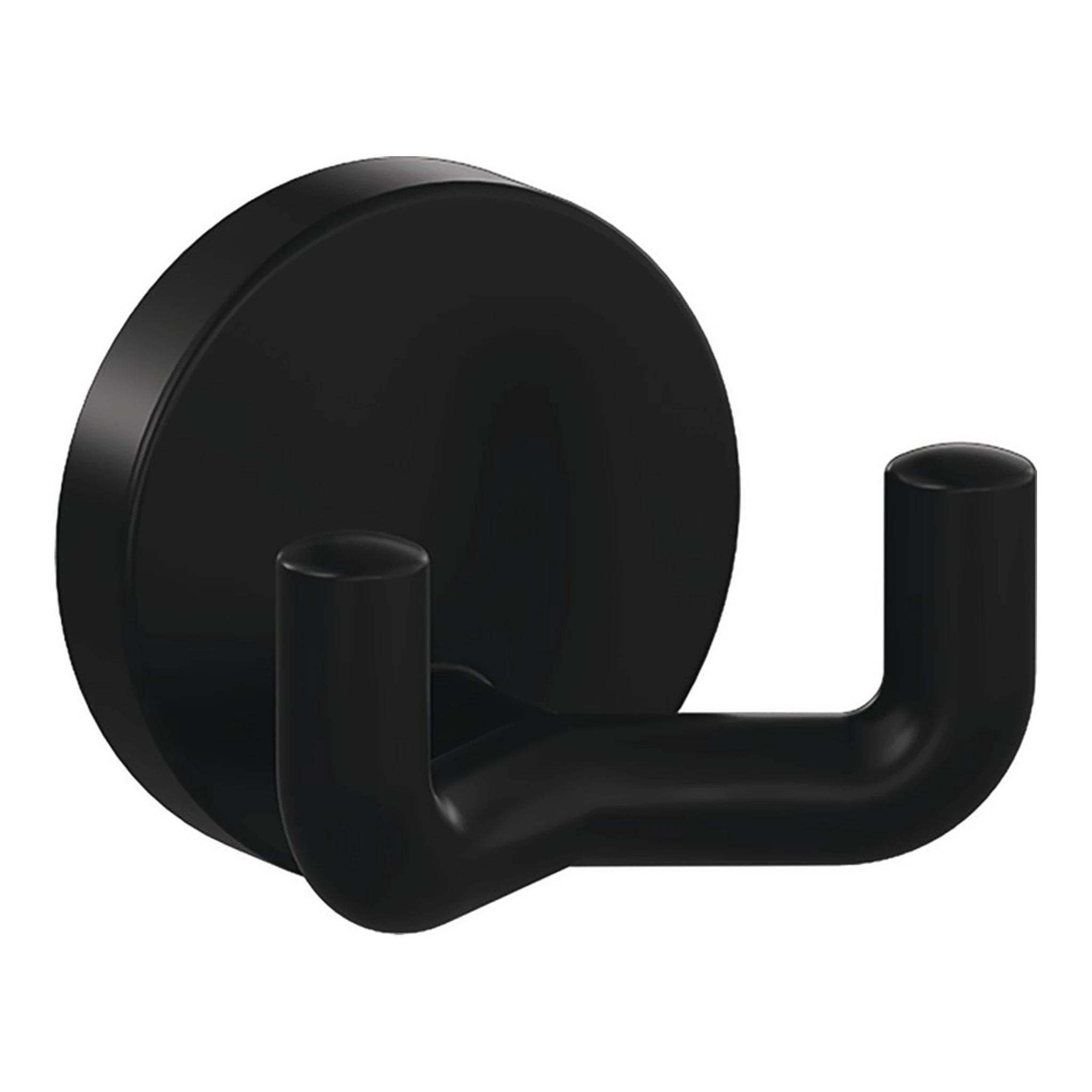 HEWI | Doppelhaken 477.90B025 | doppelt Ausladung 43,5 mm Polyamid 90 tiefschwarz matt