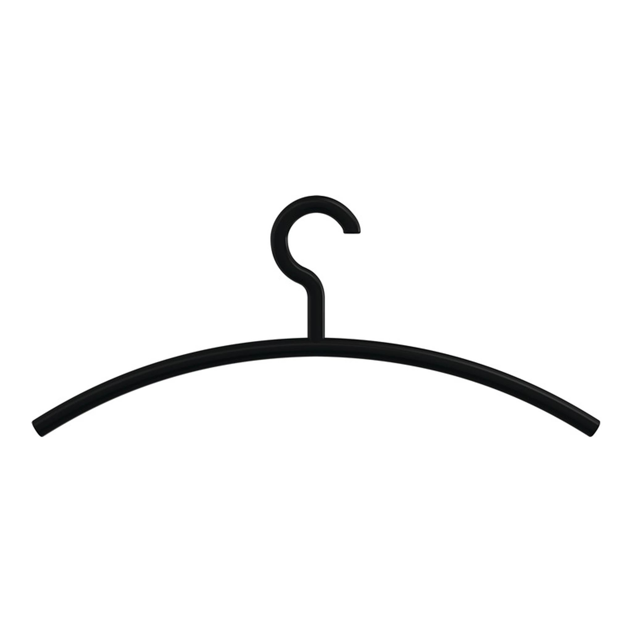 HEWI | Kleiderbügel 570.1B 90 | Kunststoff 90 tiefschwarz matt