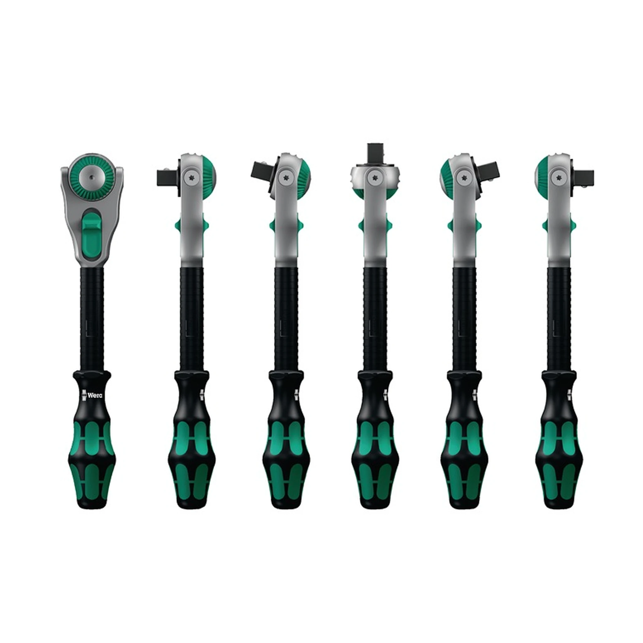 WERA | Schwenk- und Umschaltknarre Zyklop Speed | 1/4 ″ Anzahl Zähne 72 Länge 152 mm