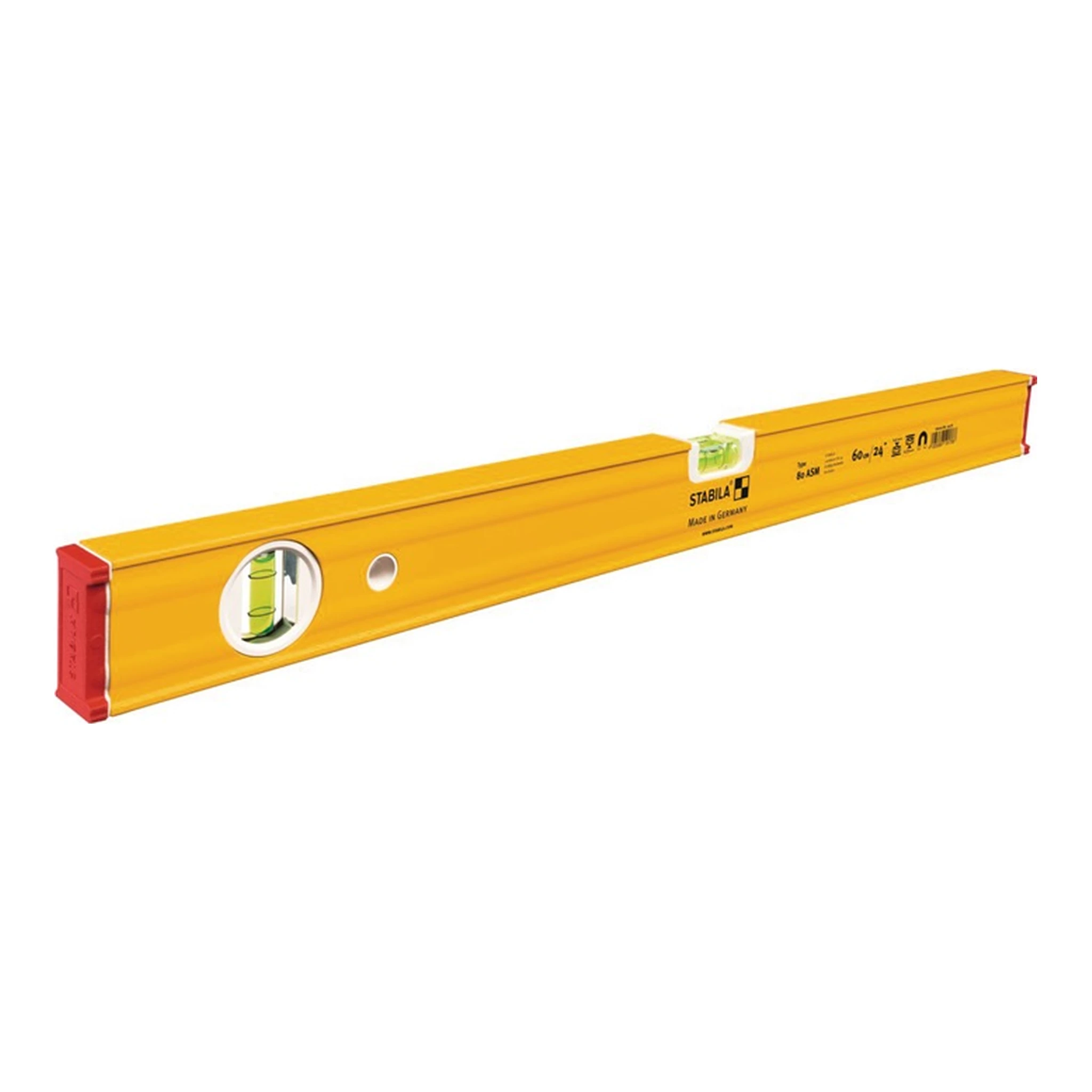 STABILA | Wasserwaage 80 ASM | 100 cm Aluminium gelb