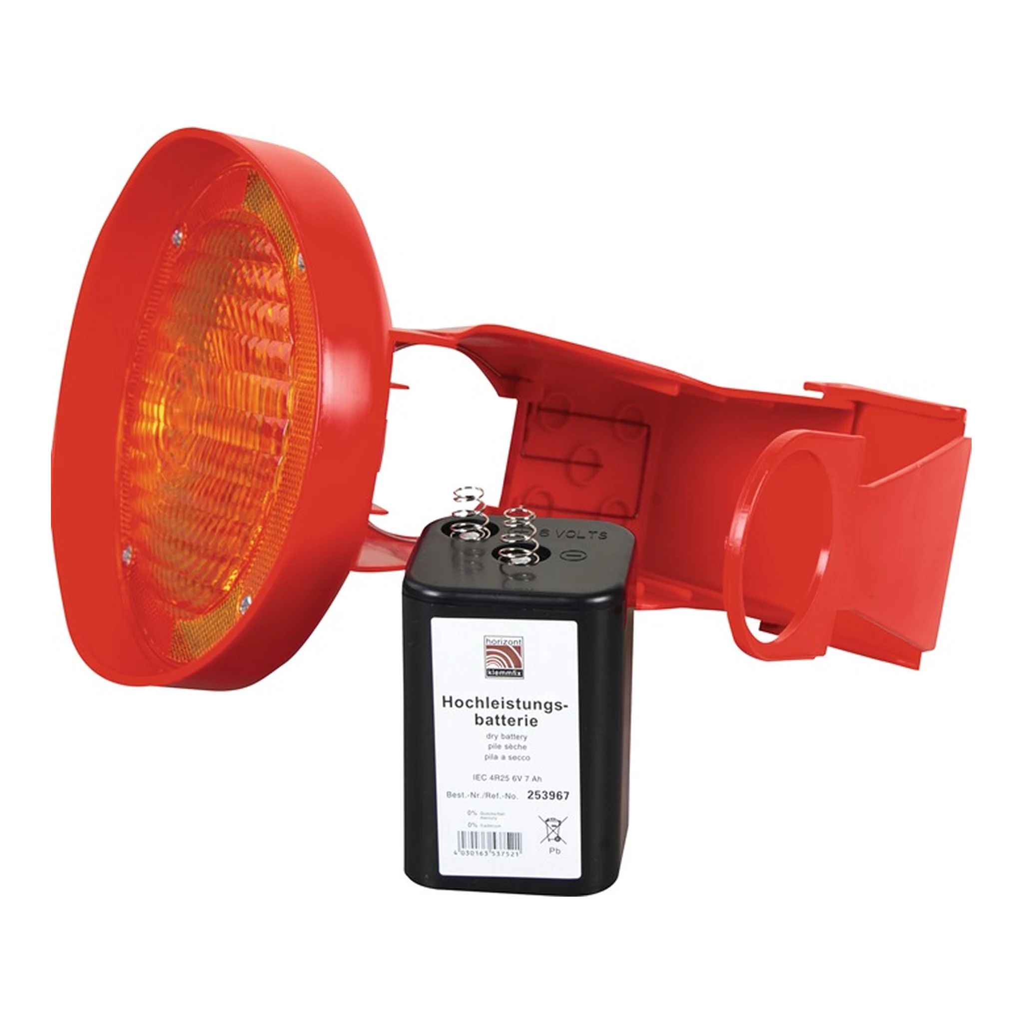HORIZONT | Leitkegel-LED-Leuchte ConeFix | gelb einseitig gelb – Bild 3
